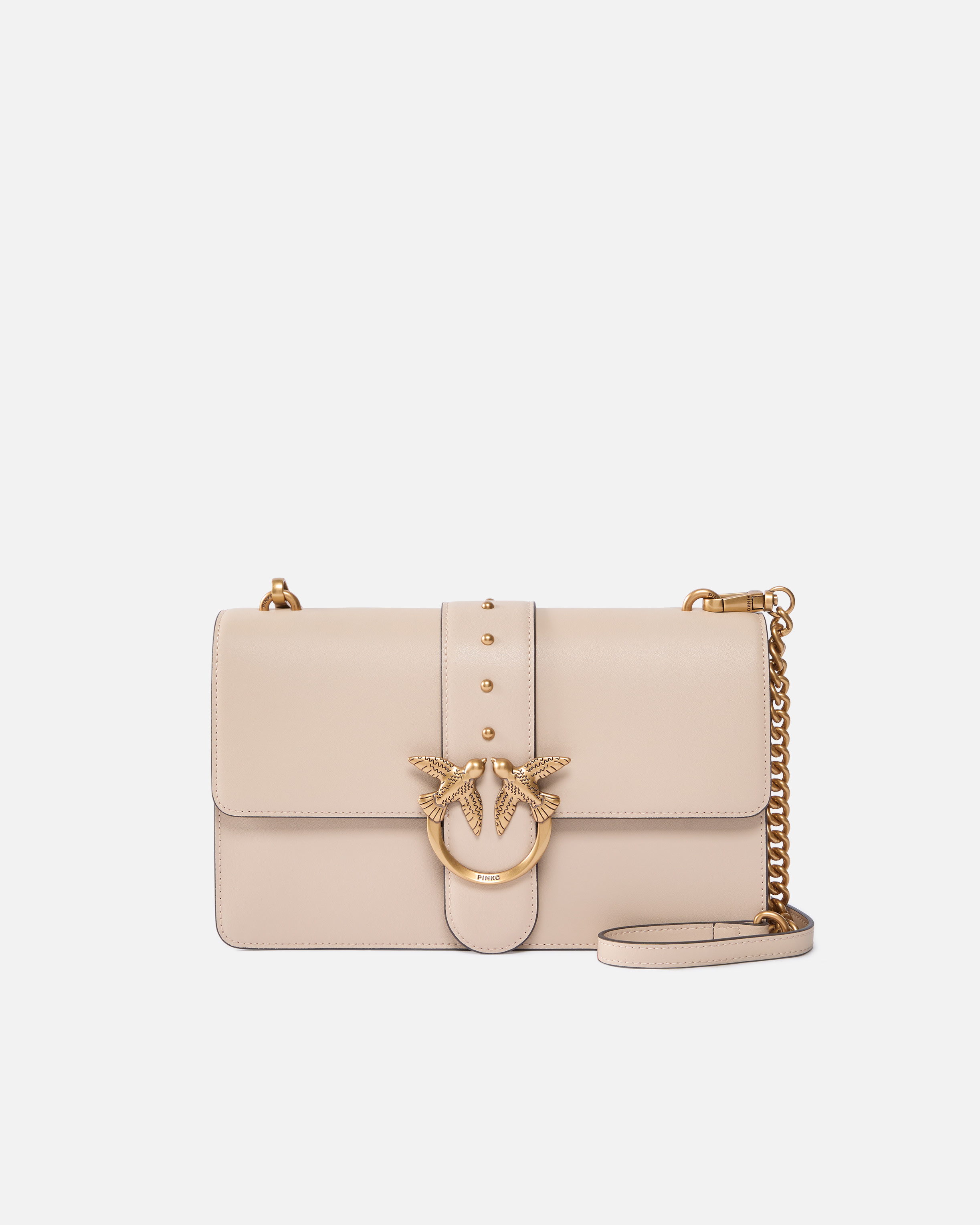 Pinko Love Bag One Medium Handbag In Leather In Multi