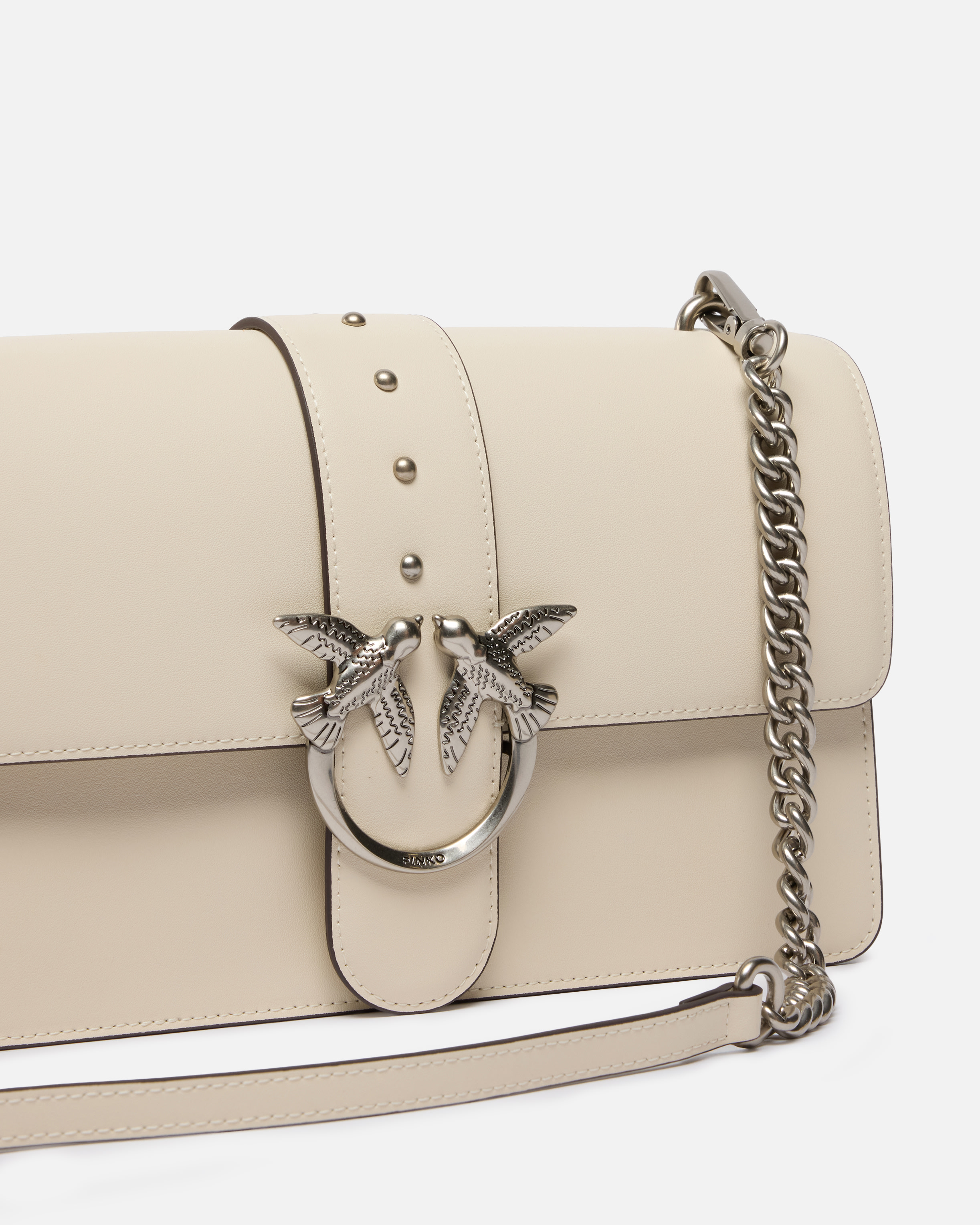 Pinko Love Bag One Medium Handbag In Leather