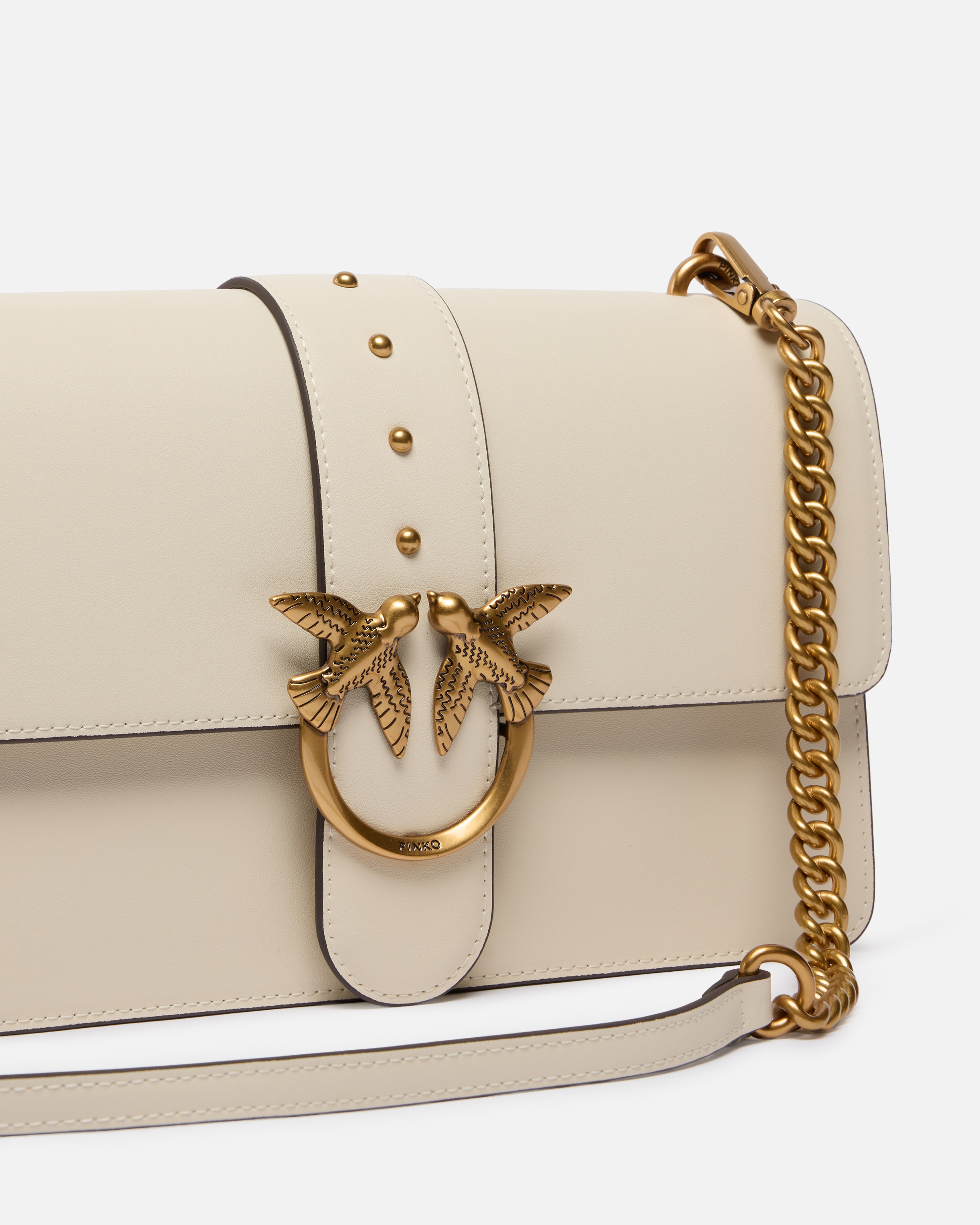 Pinko Love Bag One Medium Handbag In Leather In Multi