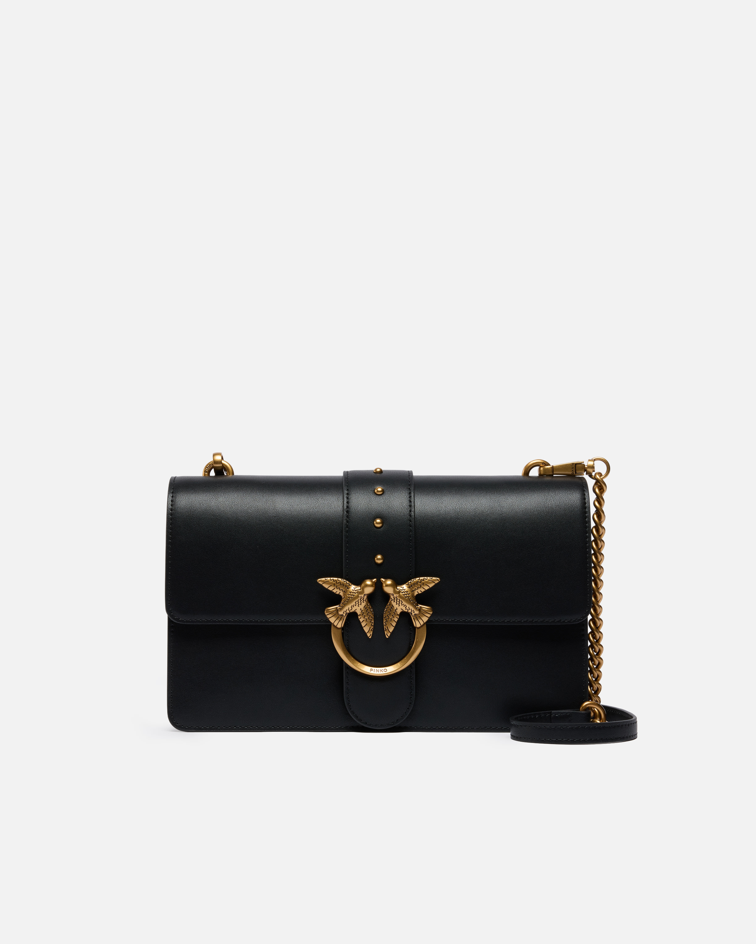 Pinko Love Bag One Medium Handbag In Leather In Multi