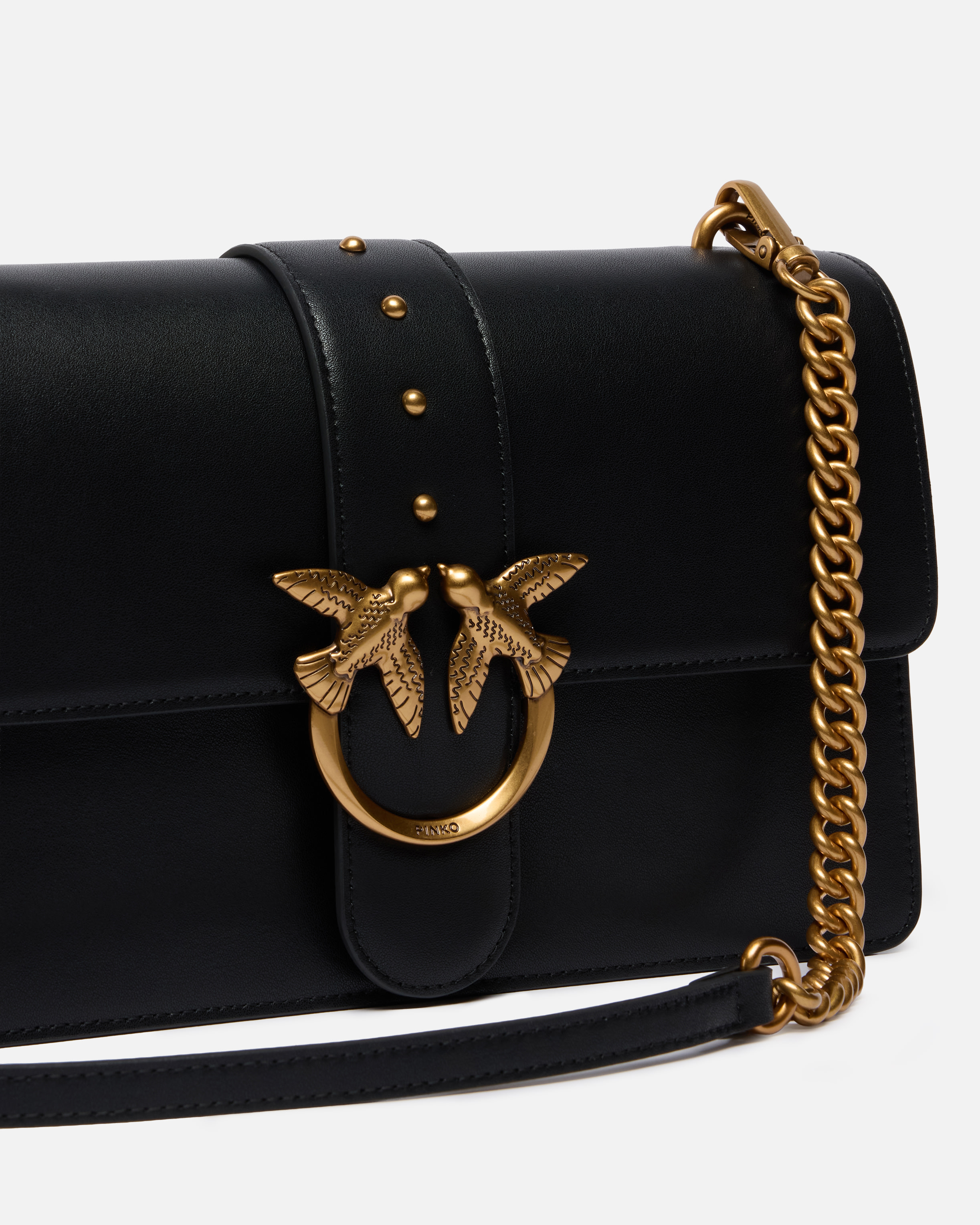 Pinko Love Bag One Medium Handbag In Leather In Multi