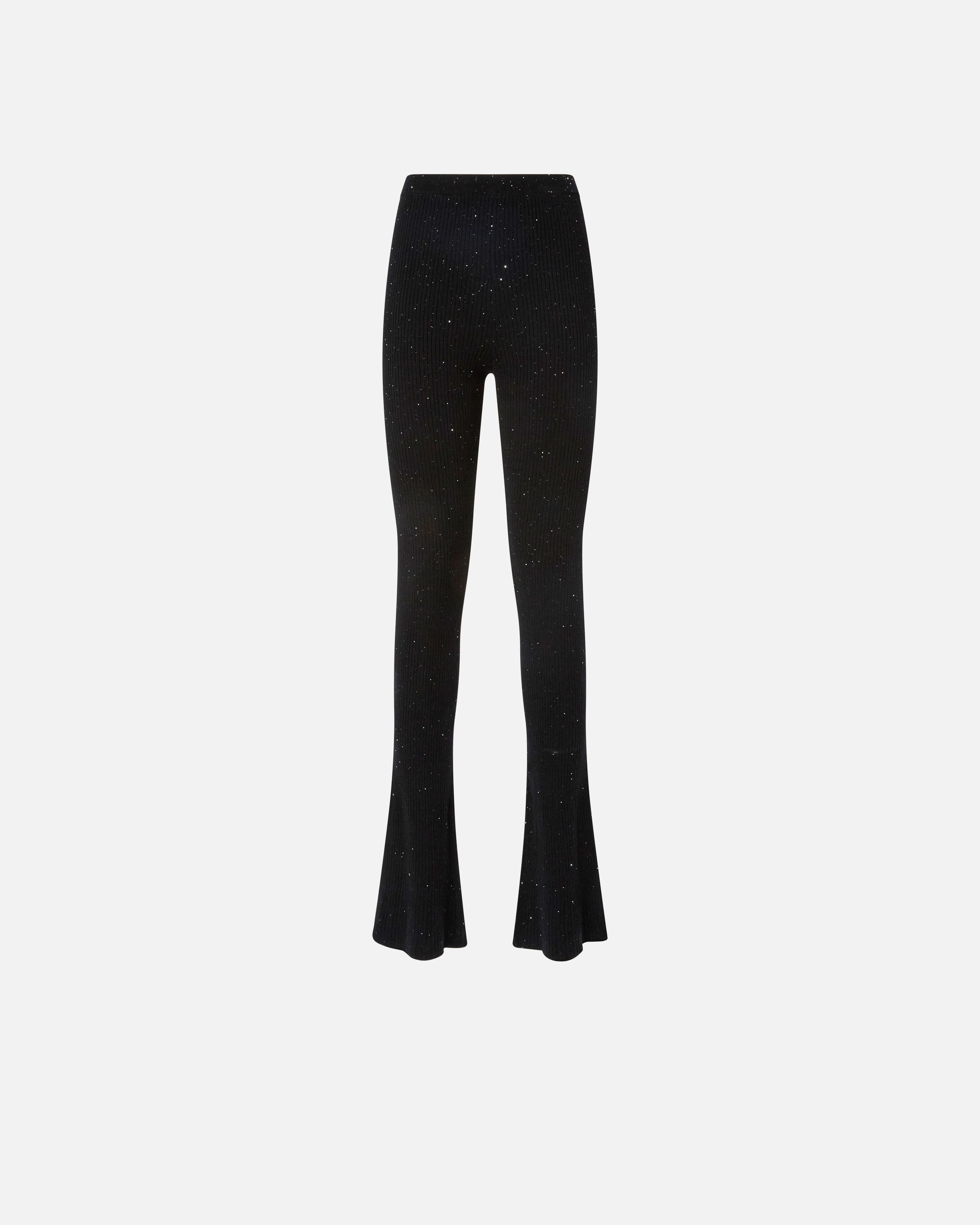 Long flared knit trousers PINKO → Shop Online