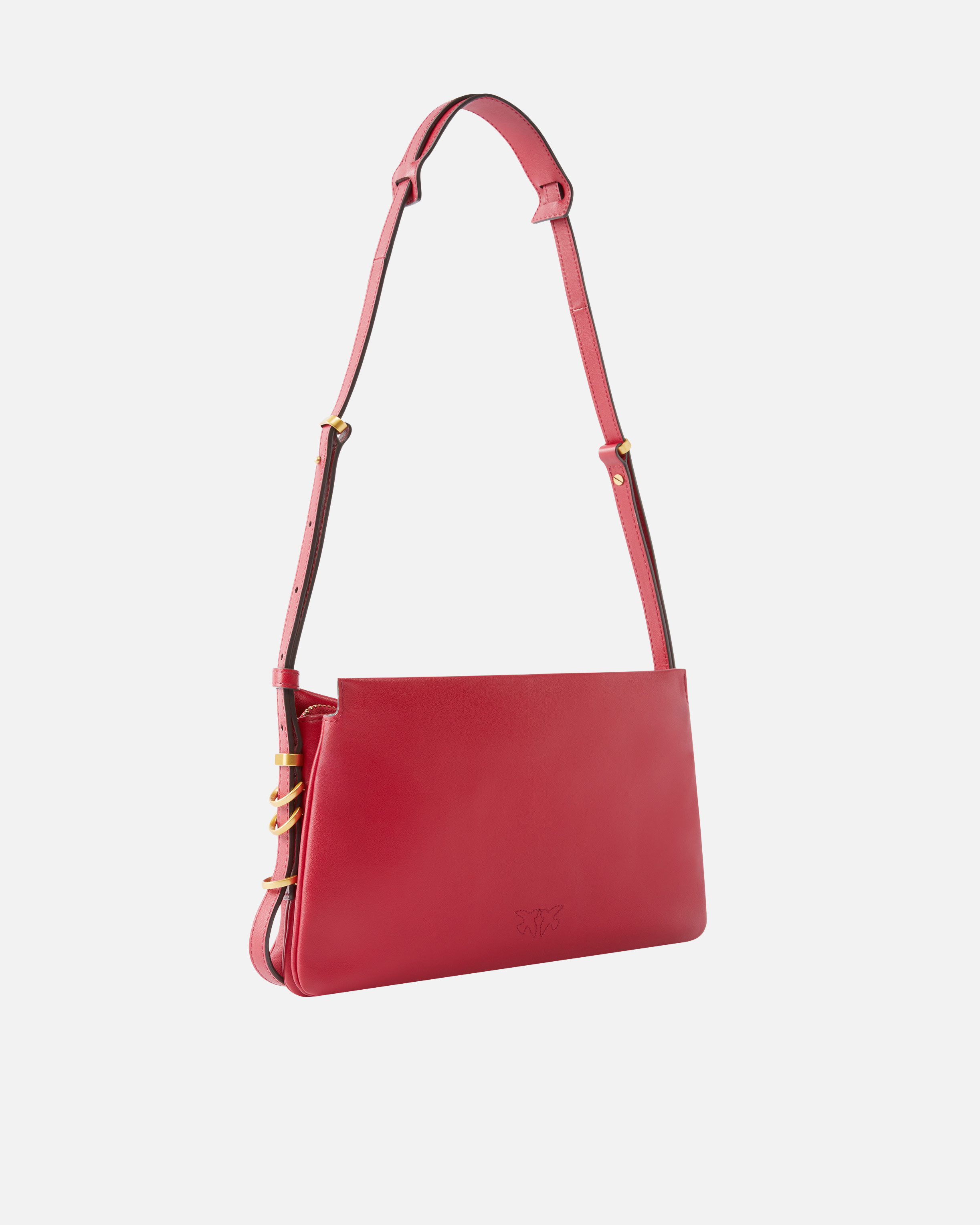 Pinko Mini Bag In Soft Calfskin With Metallic Details