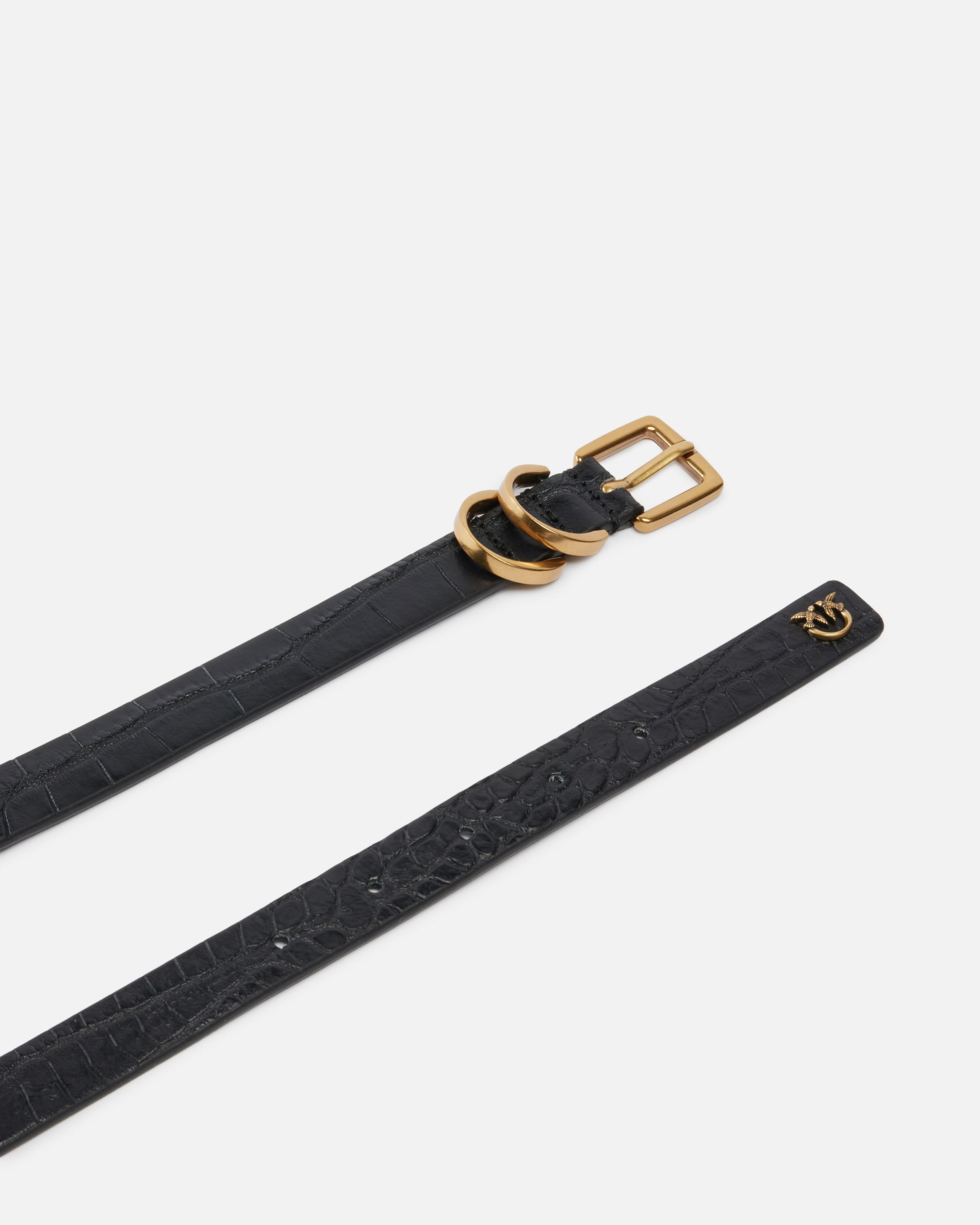 Ζώνη 2 cm με πλακέτα με λογότυπο Love Birds 2