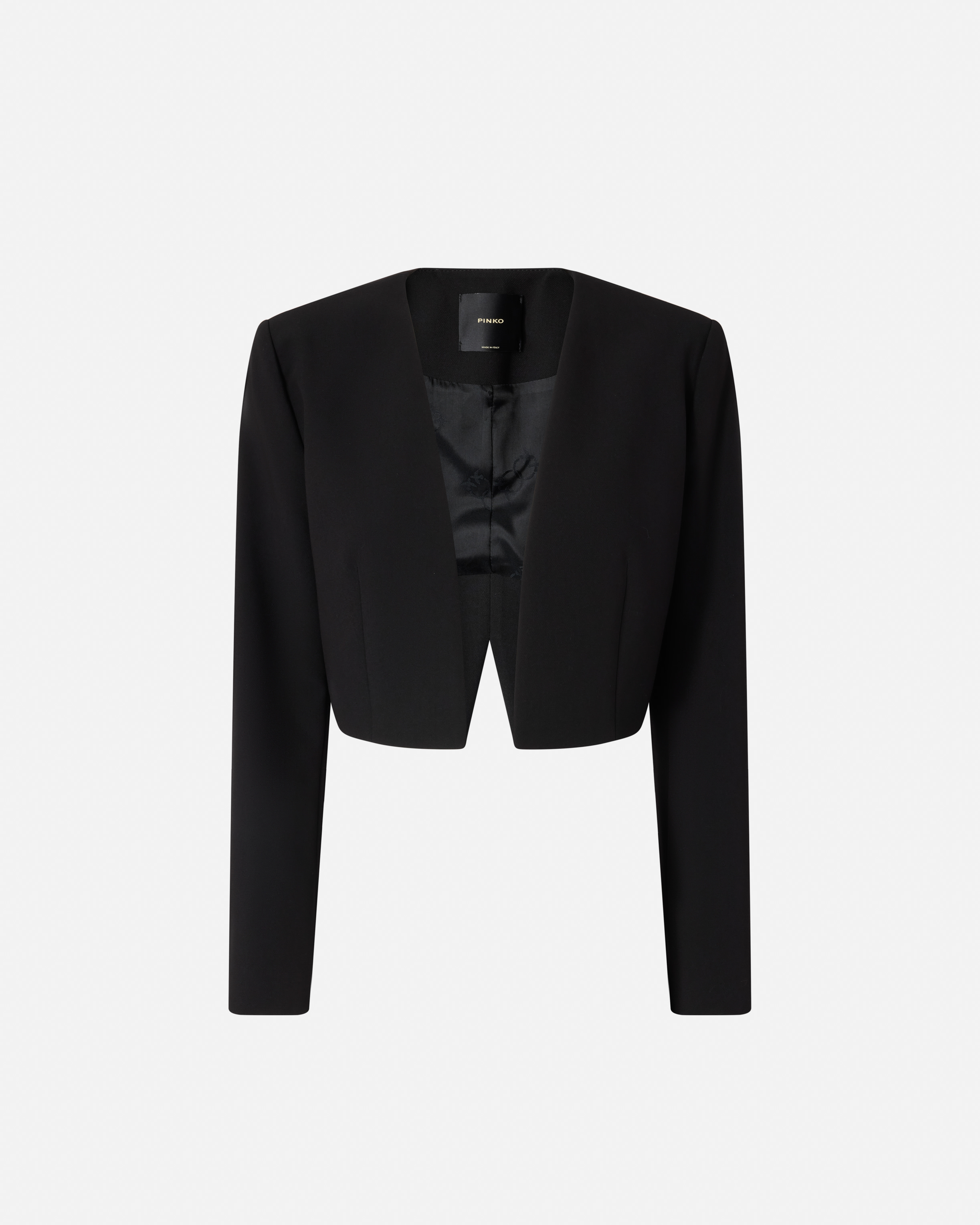 Giacca spencer stile coprispalle - Nero - large