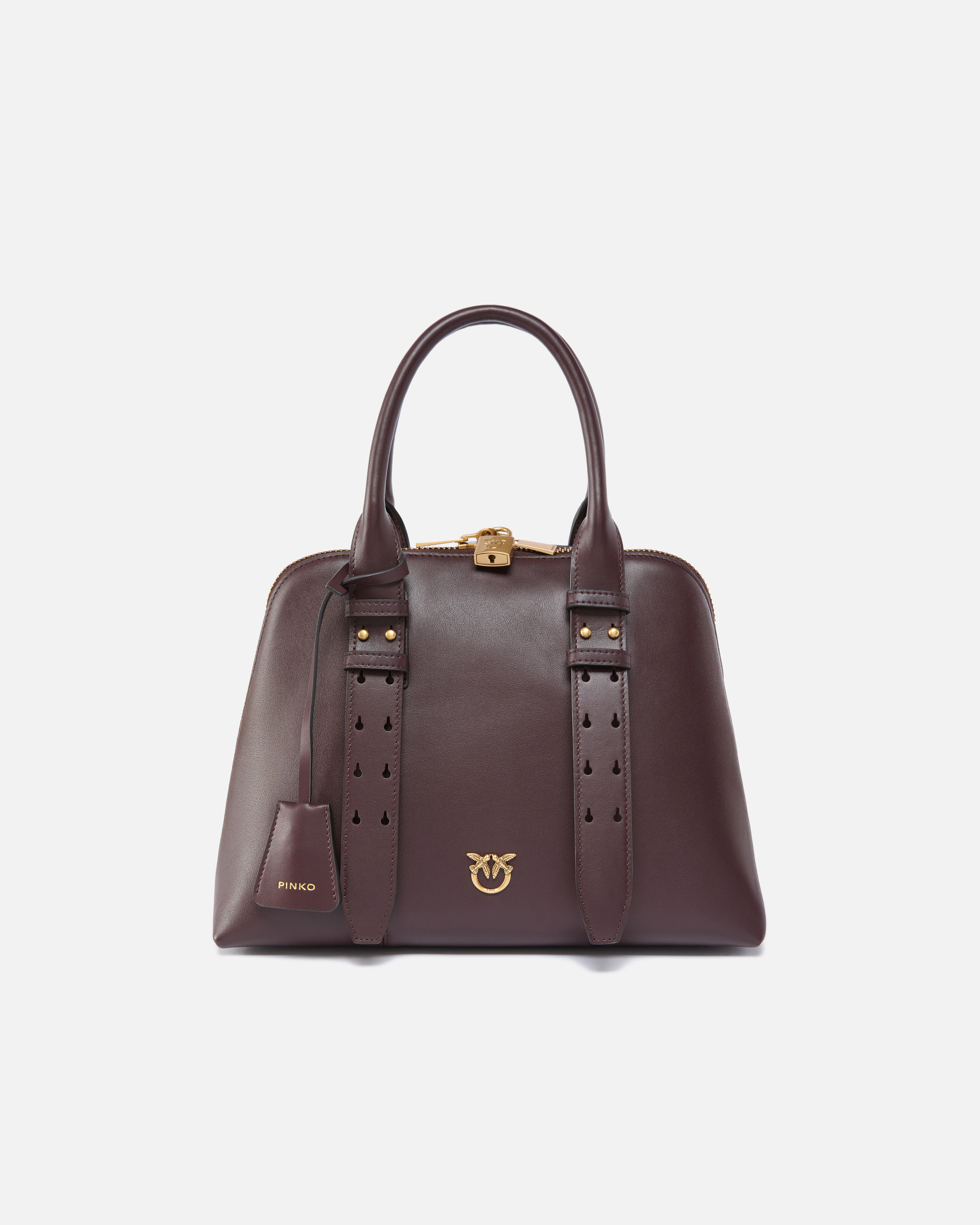 Pinko Escape Bag Medium Leather Handbag