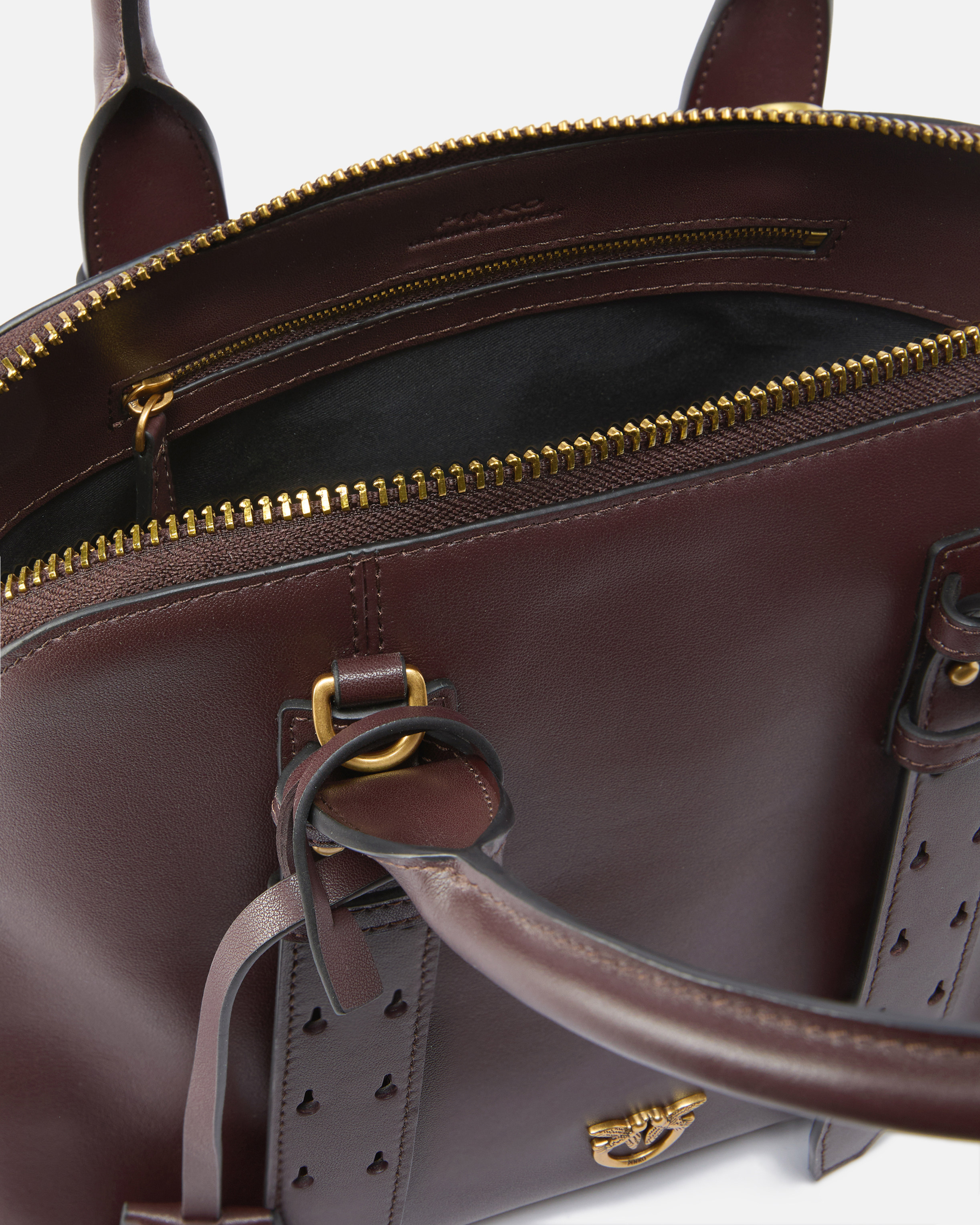Pinko Escape Bag Medium Leather Handbag