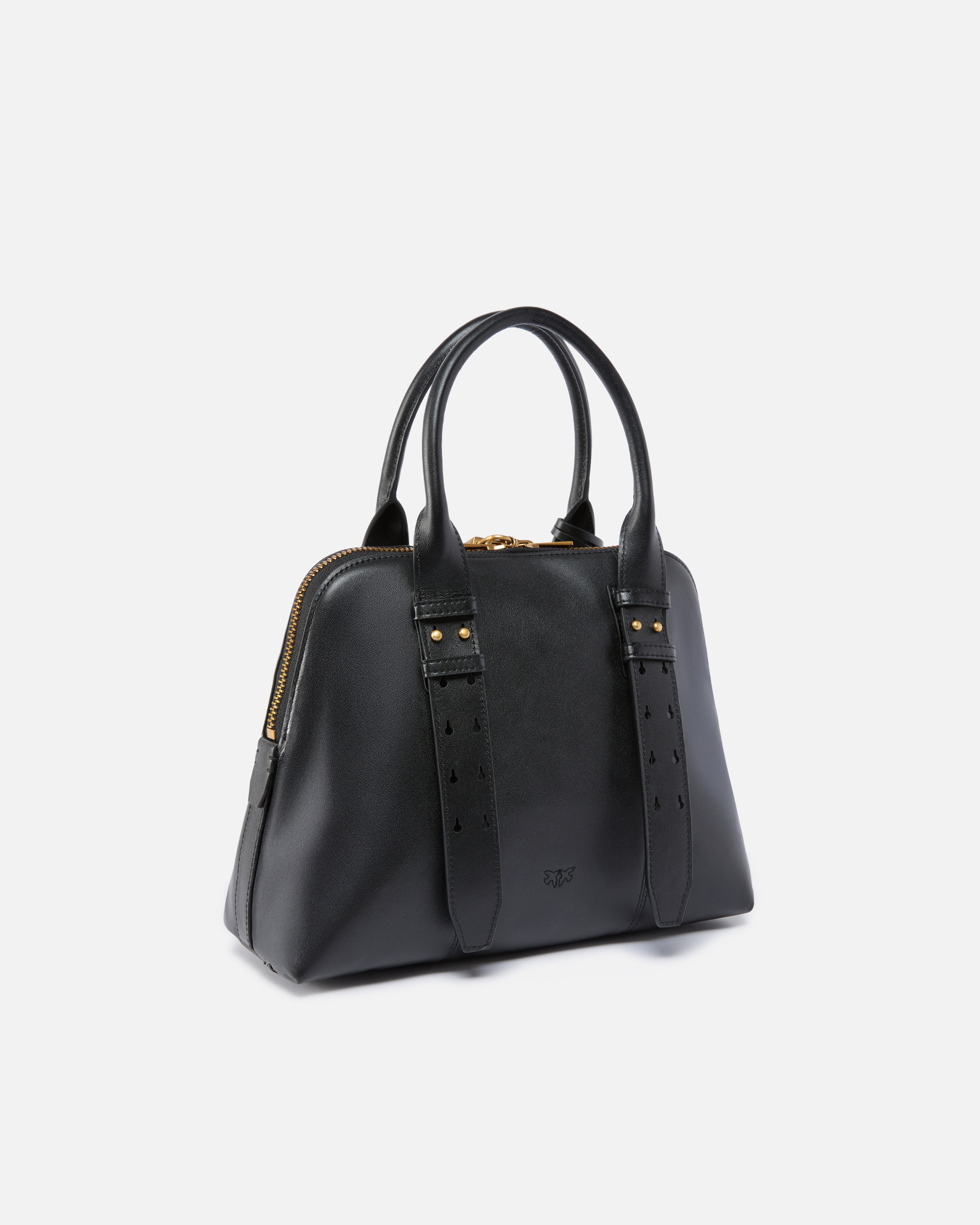 Pinko Escape Bag Medium Leather Handbag In Multi