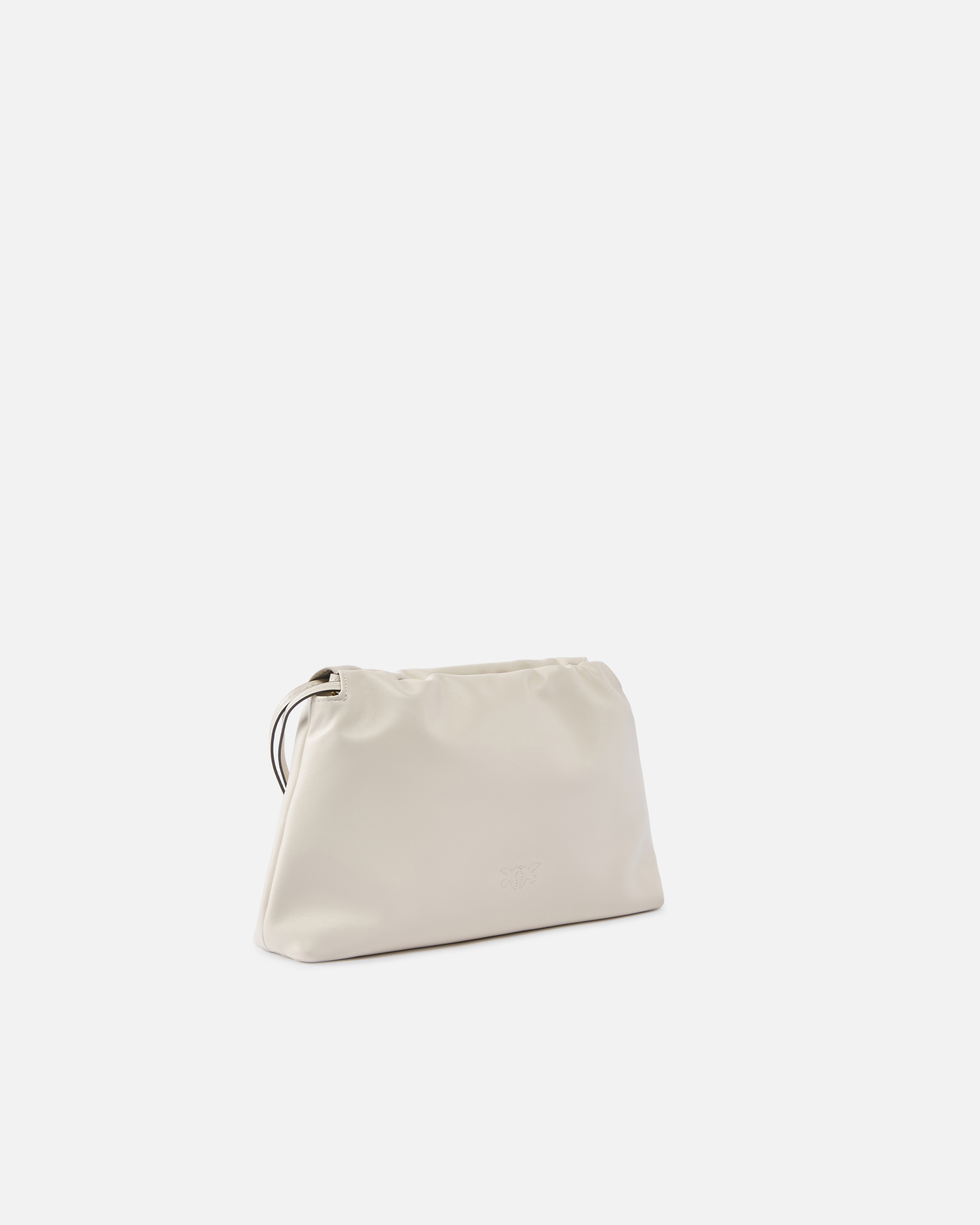 Pinko Small Lather Shoulder Bag With Drawstring In Multi