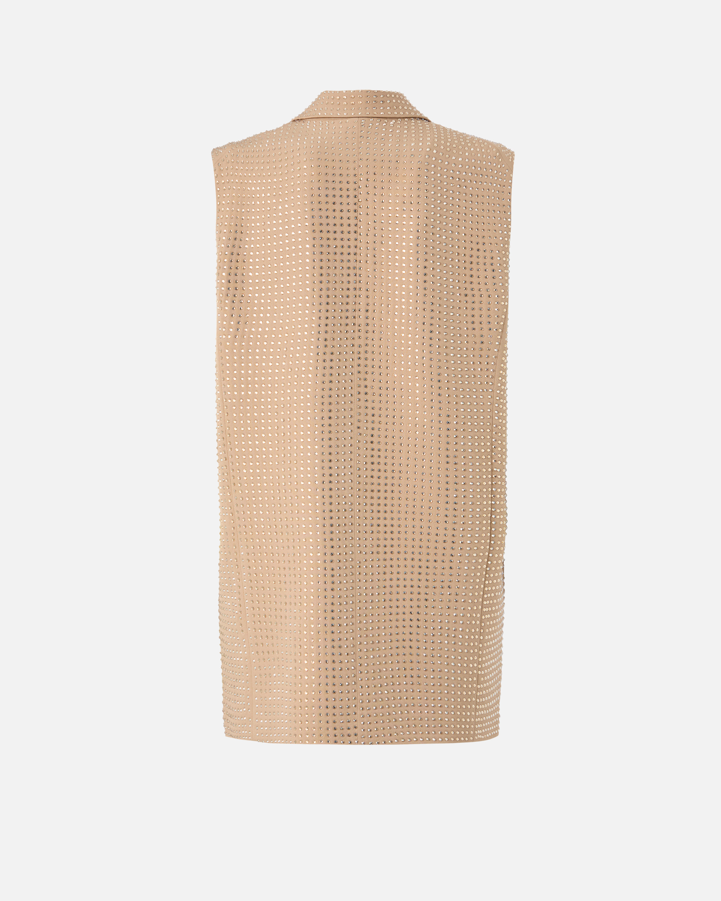 Pinko Blazer Vest With Rhinestones