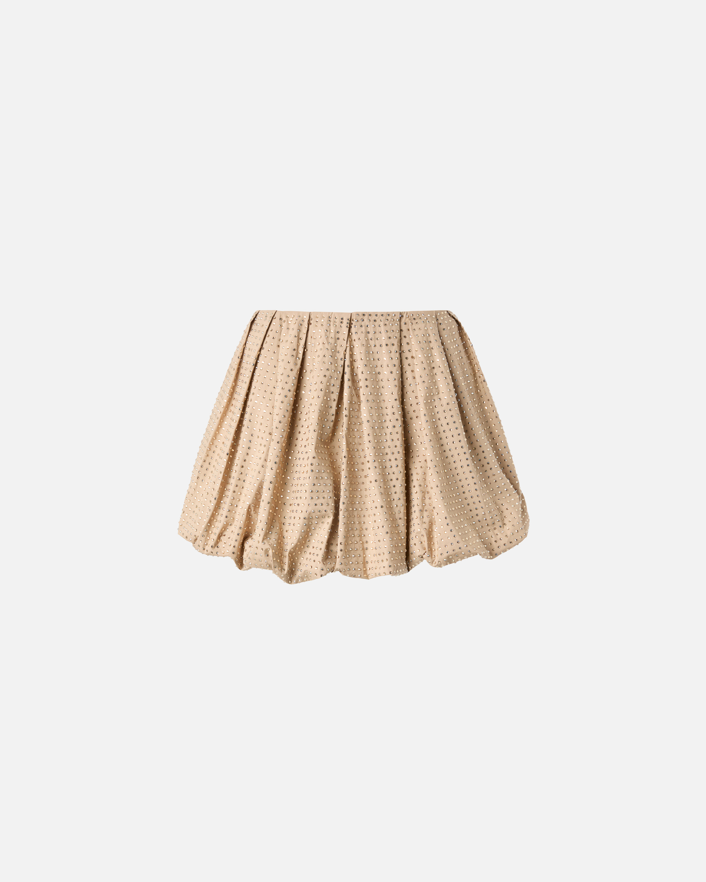 Pinko Full Rhinestone Balloon Miniskirt