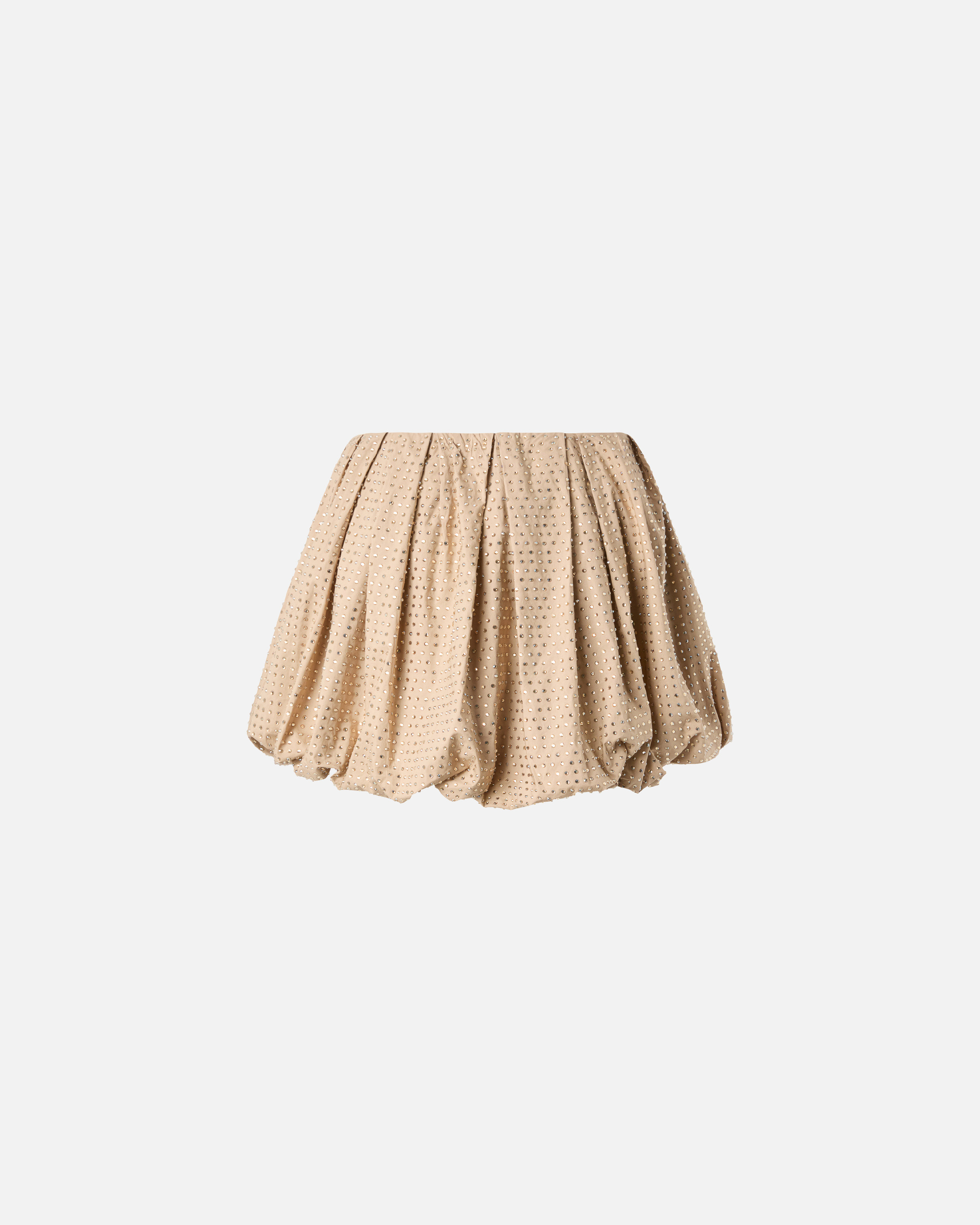 Pinko Full Rhinestone Balloon Miniskirt