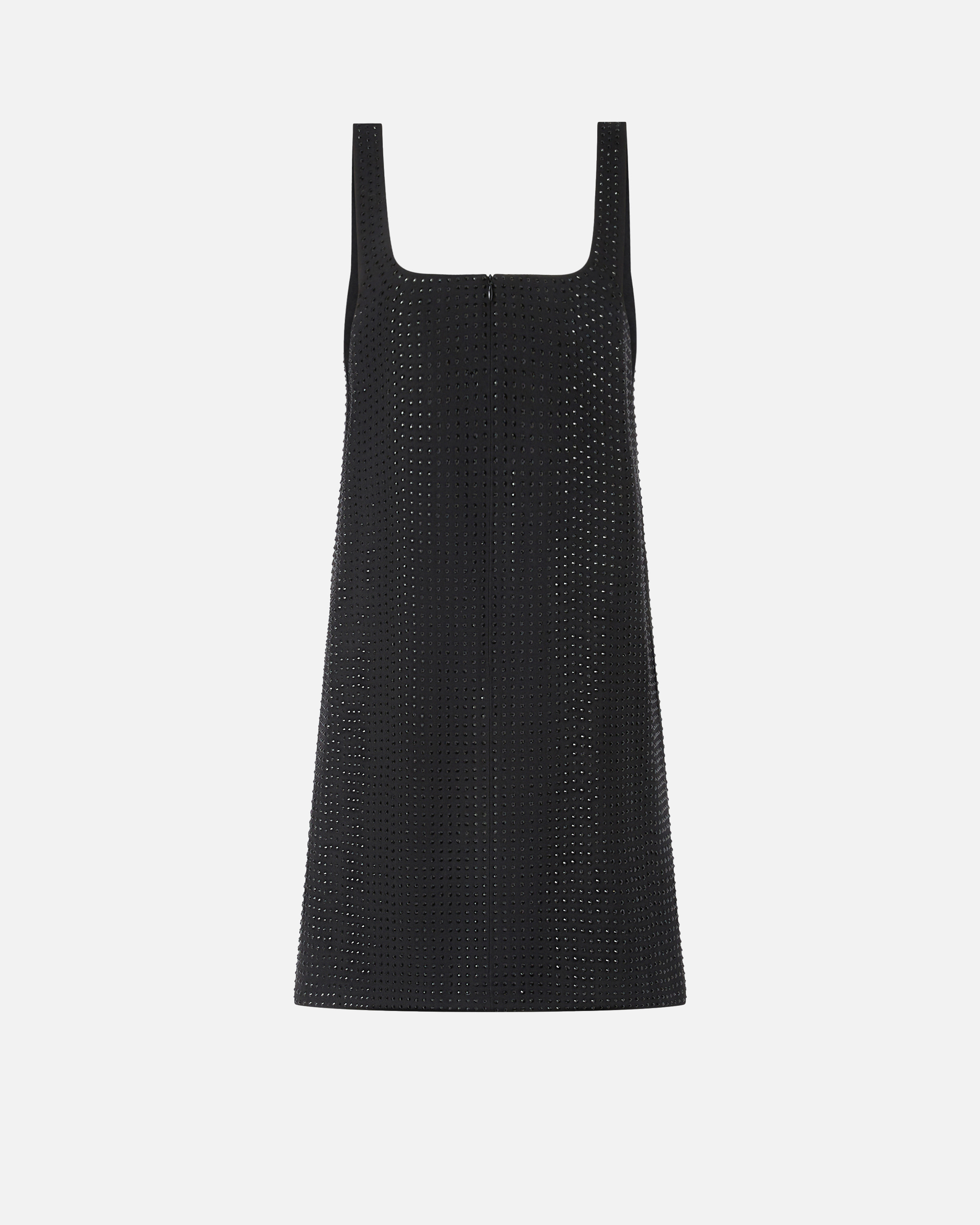 Короткое платье с россыпью стразов 5