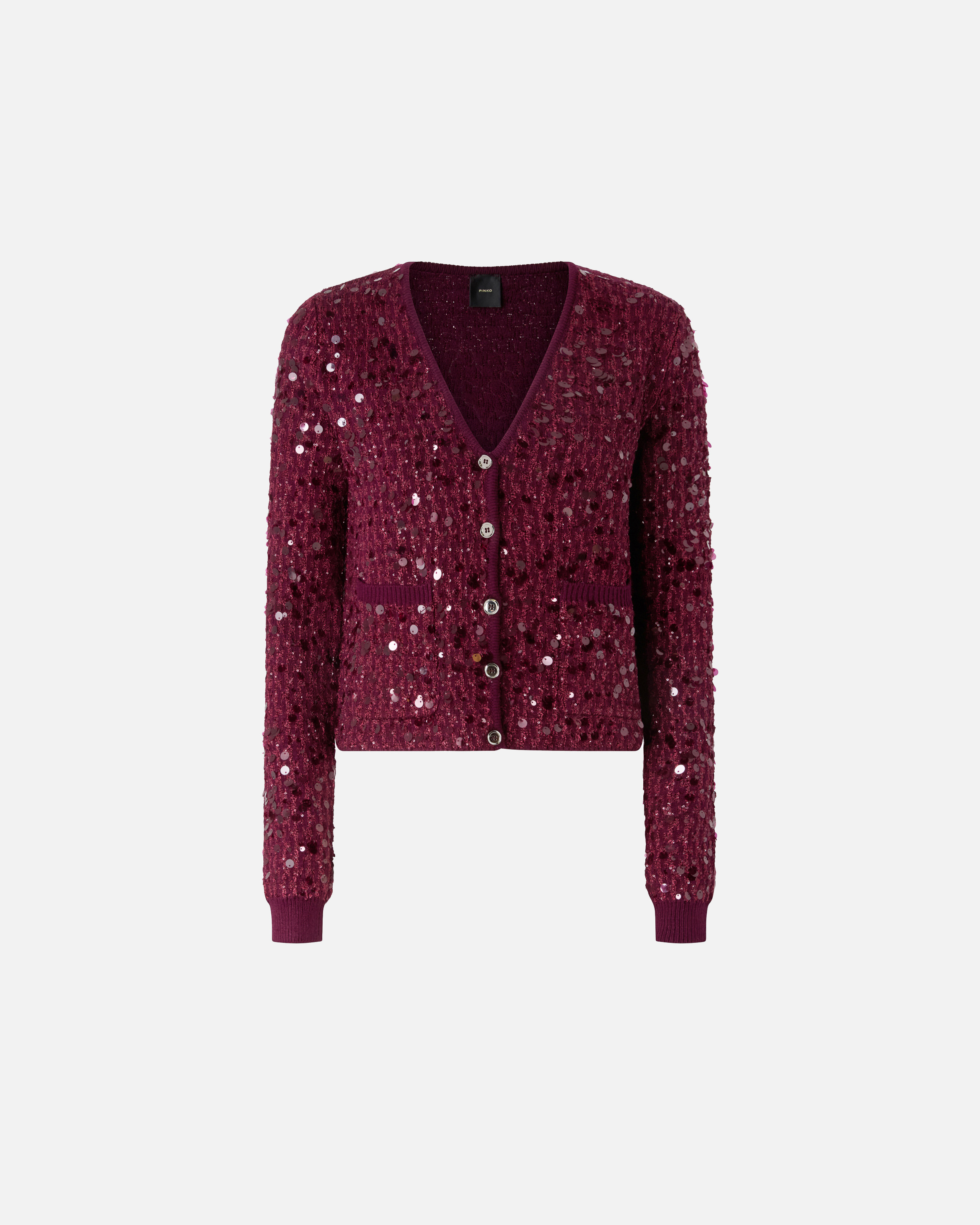 Pinko Long-sleeved Cardigan In Multi