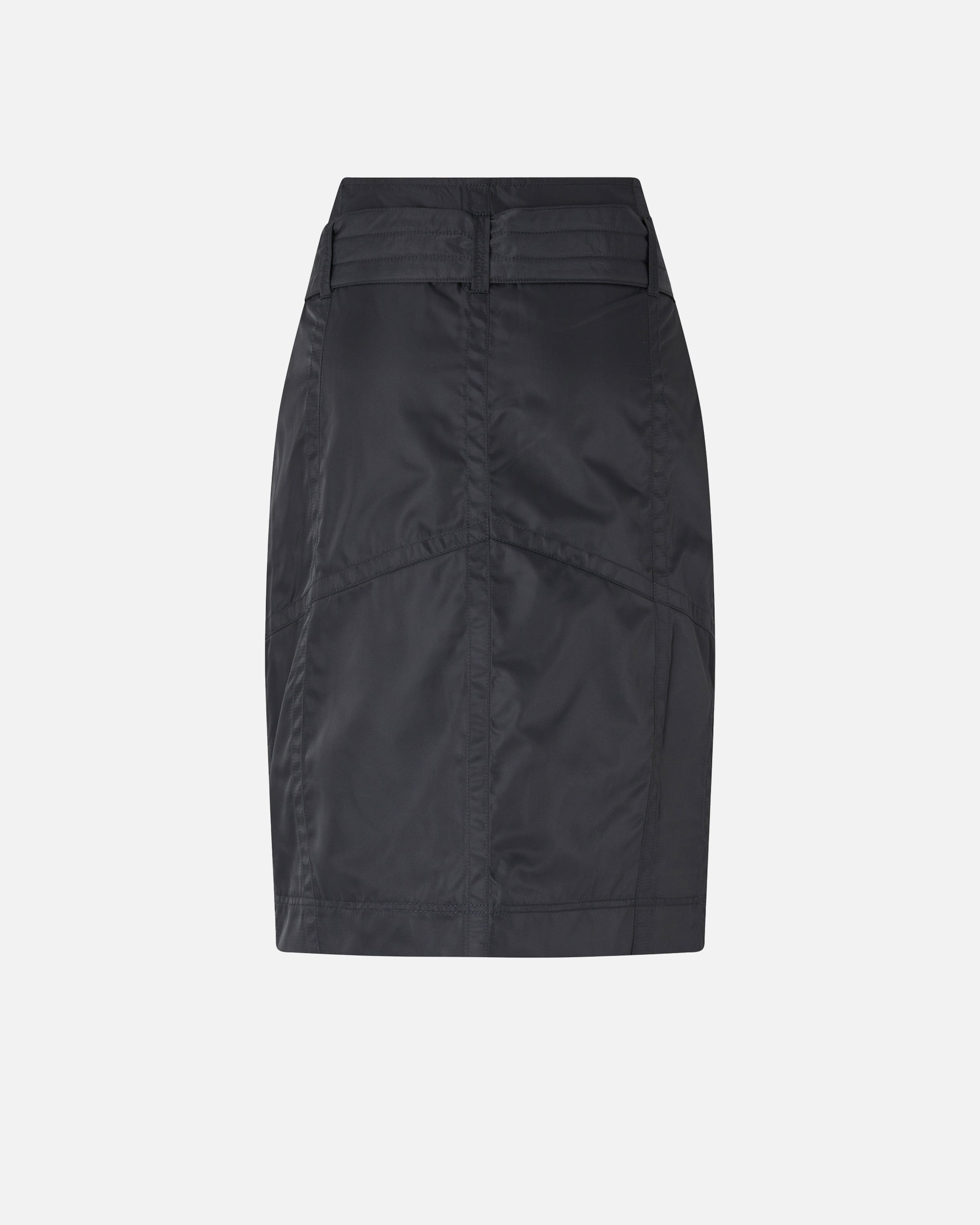 Pinko Belted Pencil Skirt In Black