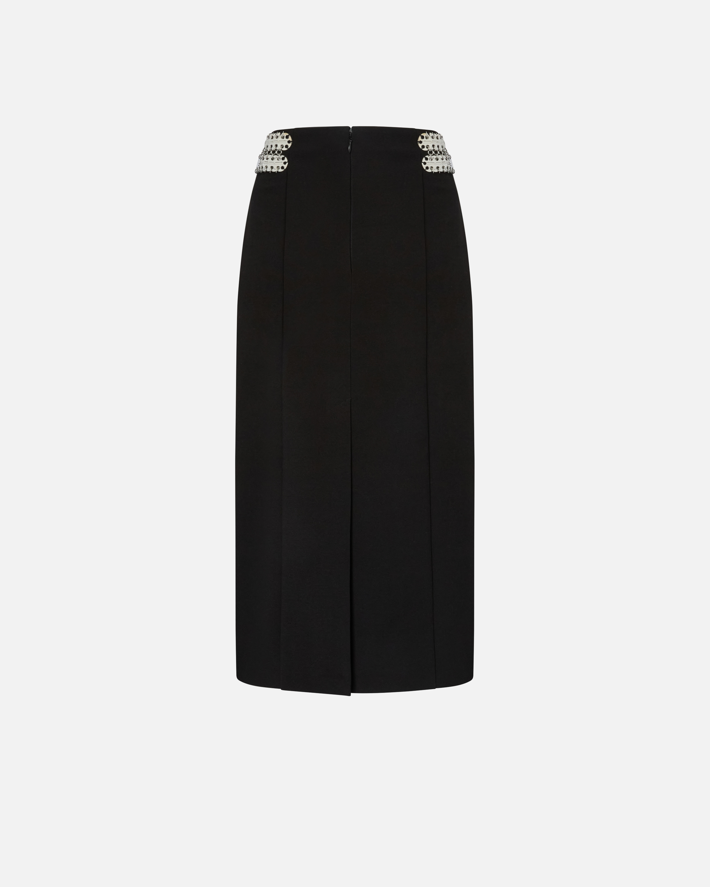 Pinko Chain-embellished Pencil Skirt In Black