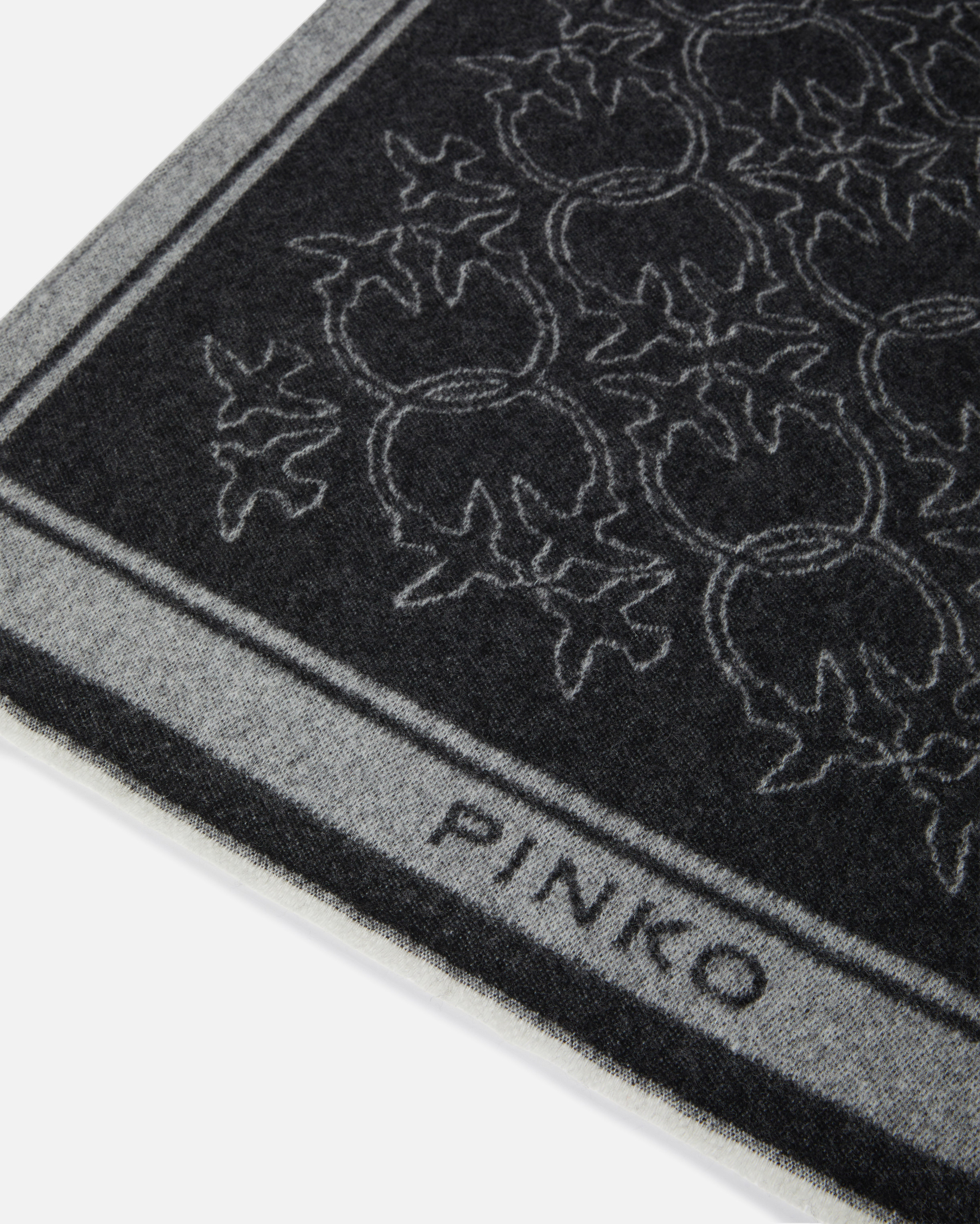 Pinko Cape With Love Birds Logo Motif In Multi