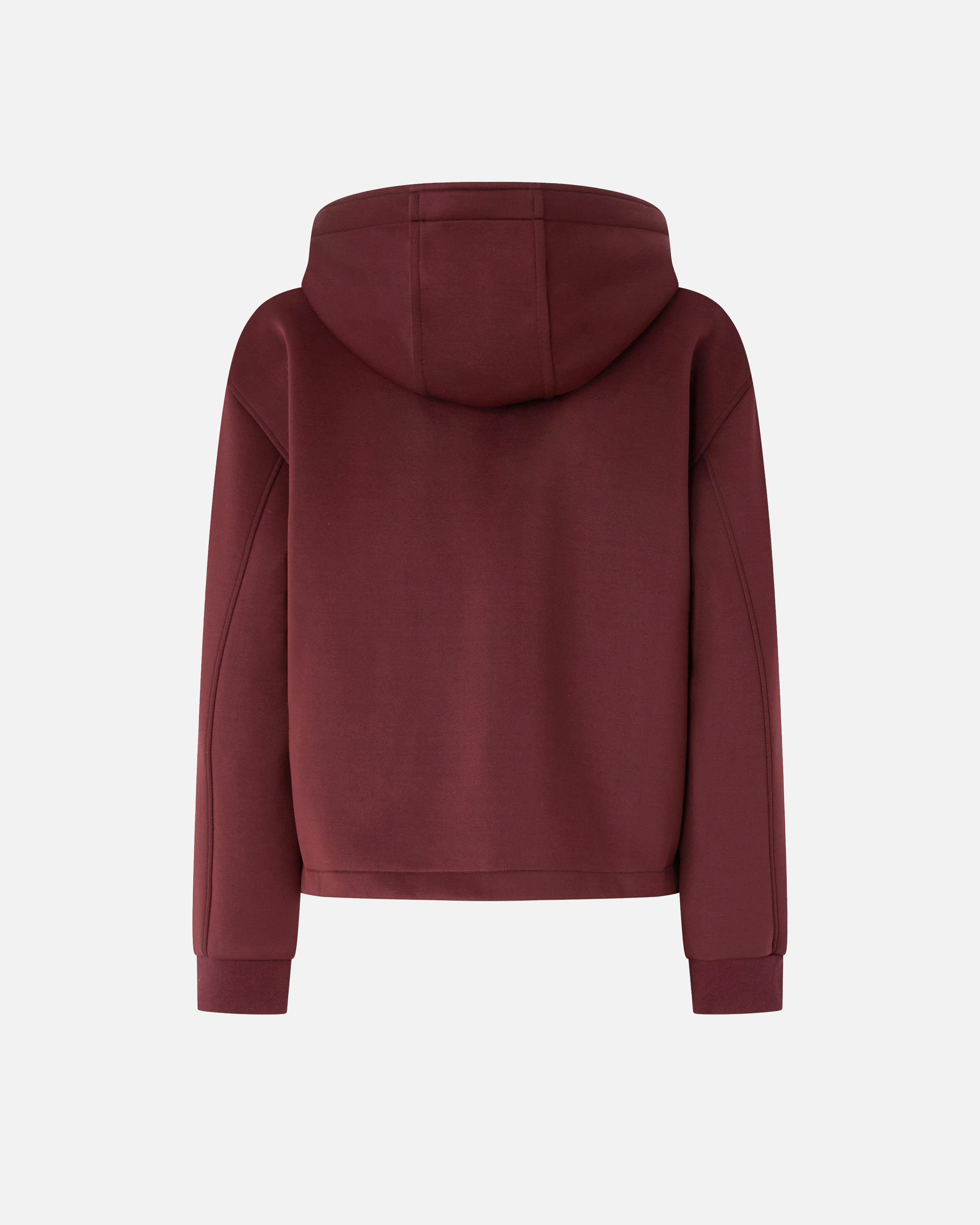 Neoprene-effect sweatshirt jacket with jewel embroidery 5