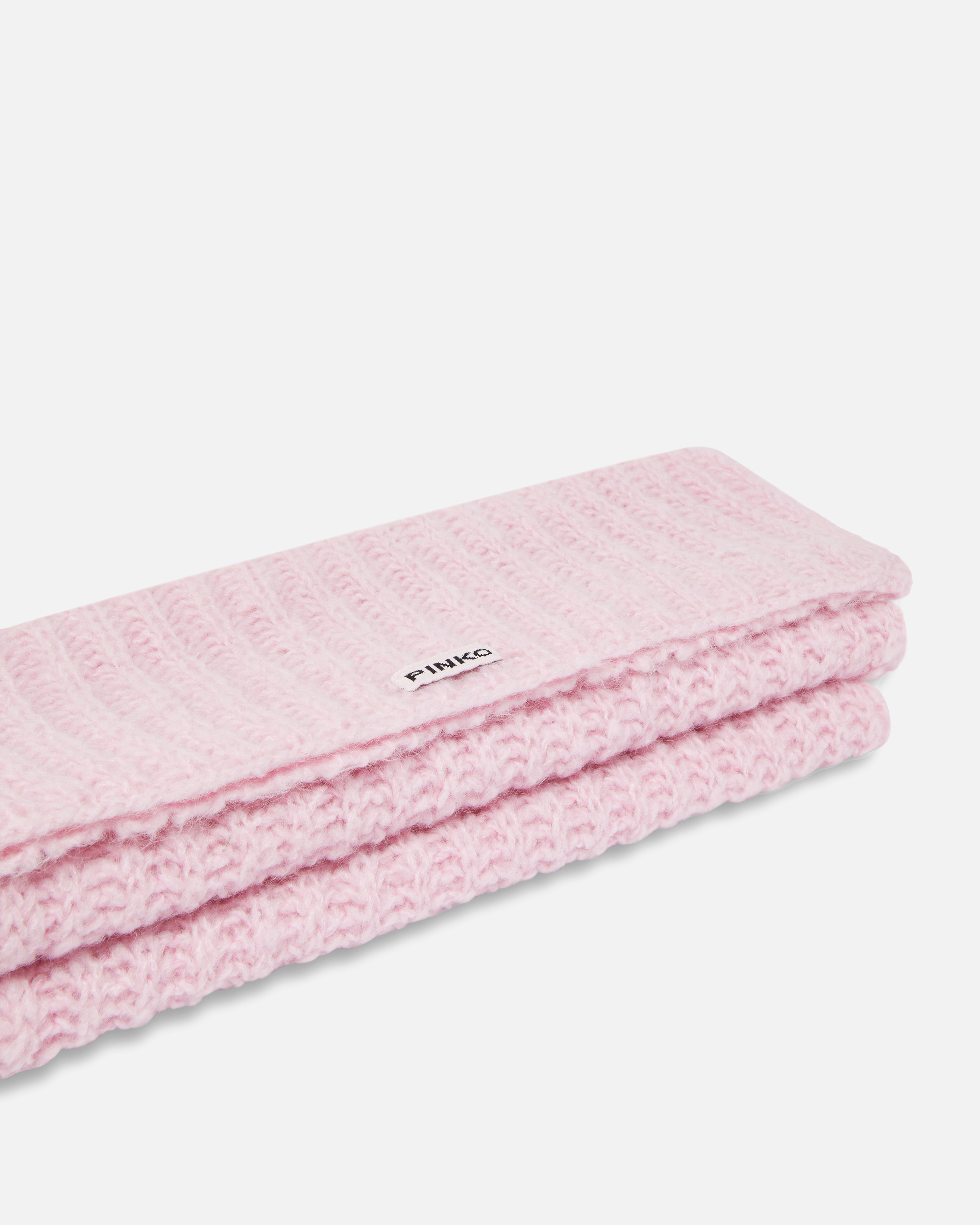 Шарф в рубчик с буквенным логотипом PINKO 4