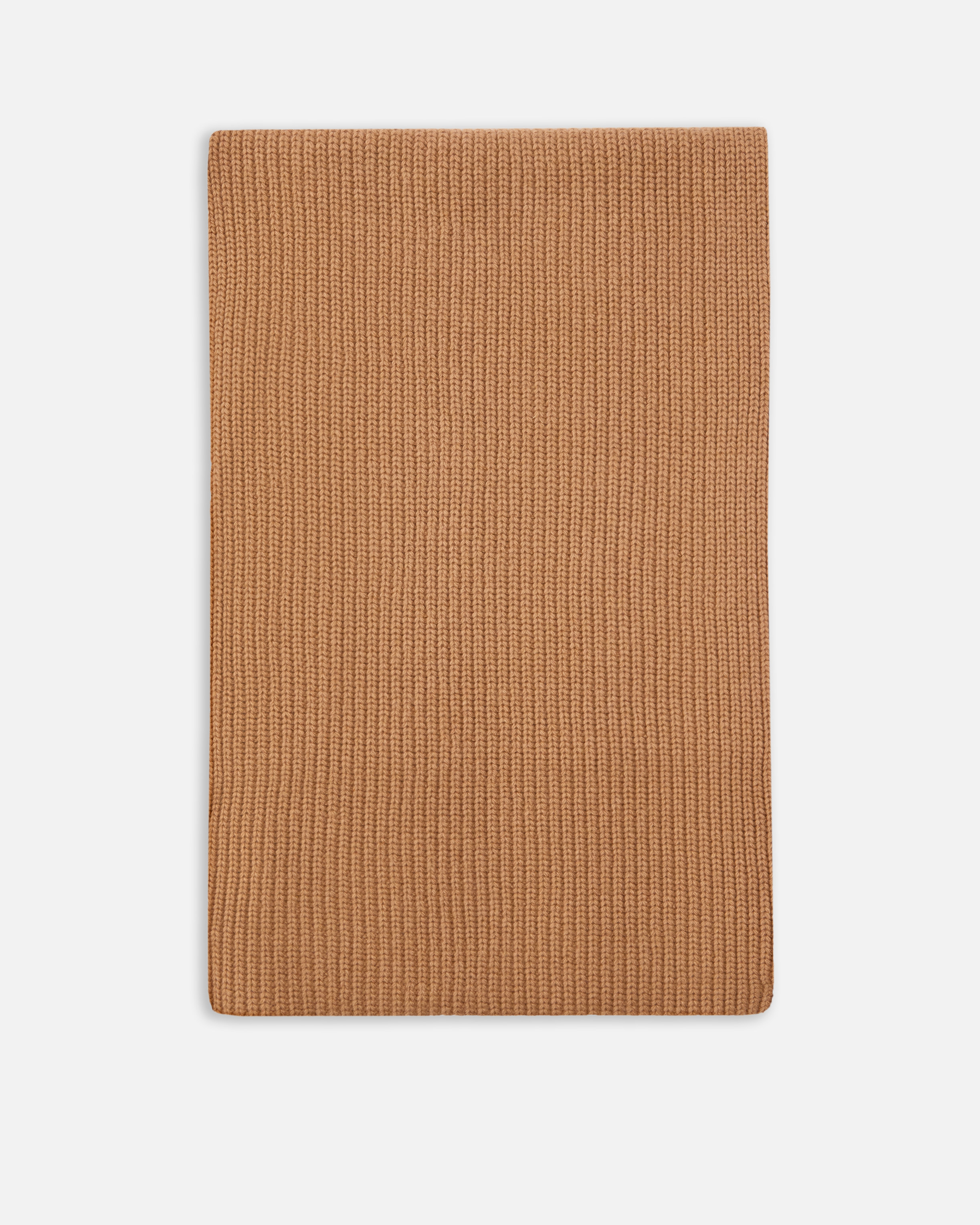 Pinko Slovenia Ribbed Label Scarf In Brown