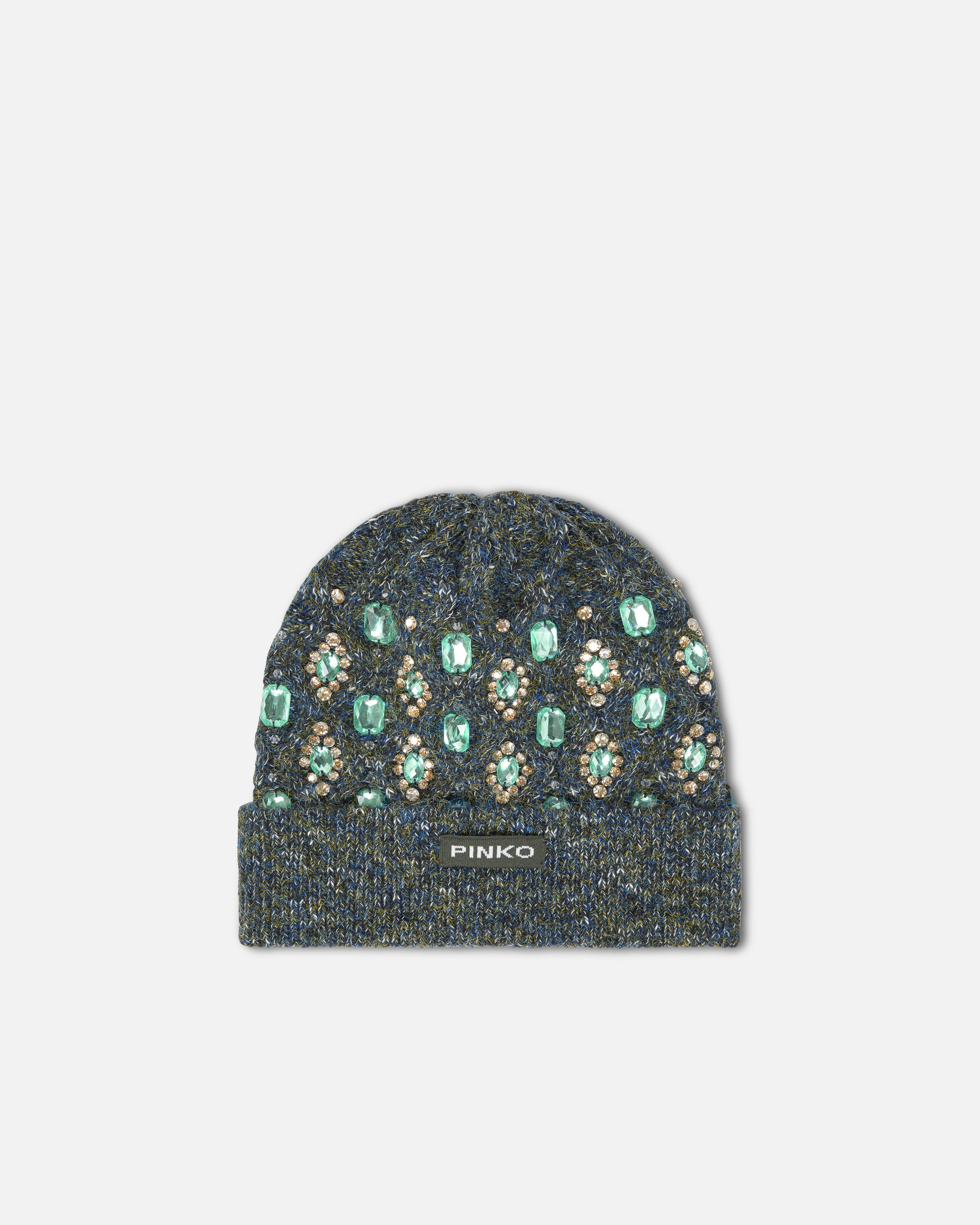 Pinko Jewel-embellished Beanie In Multi