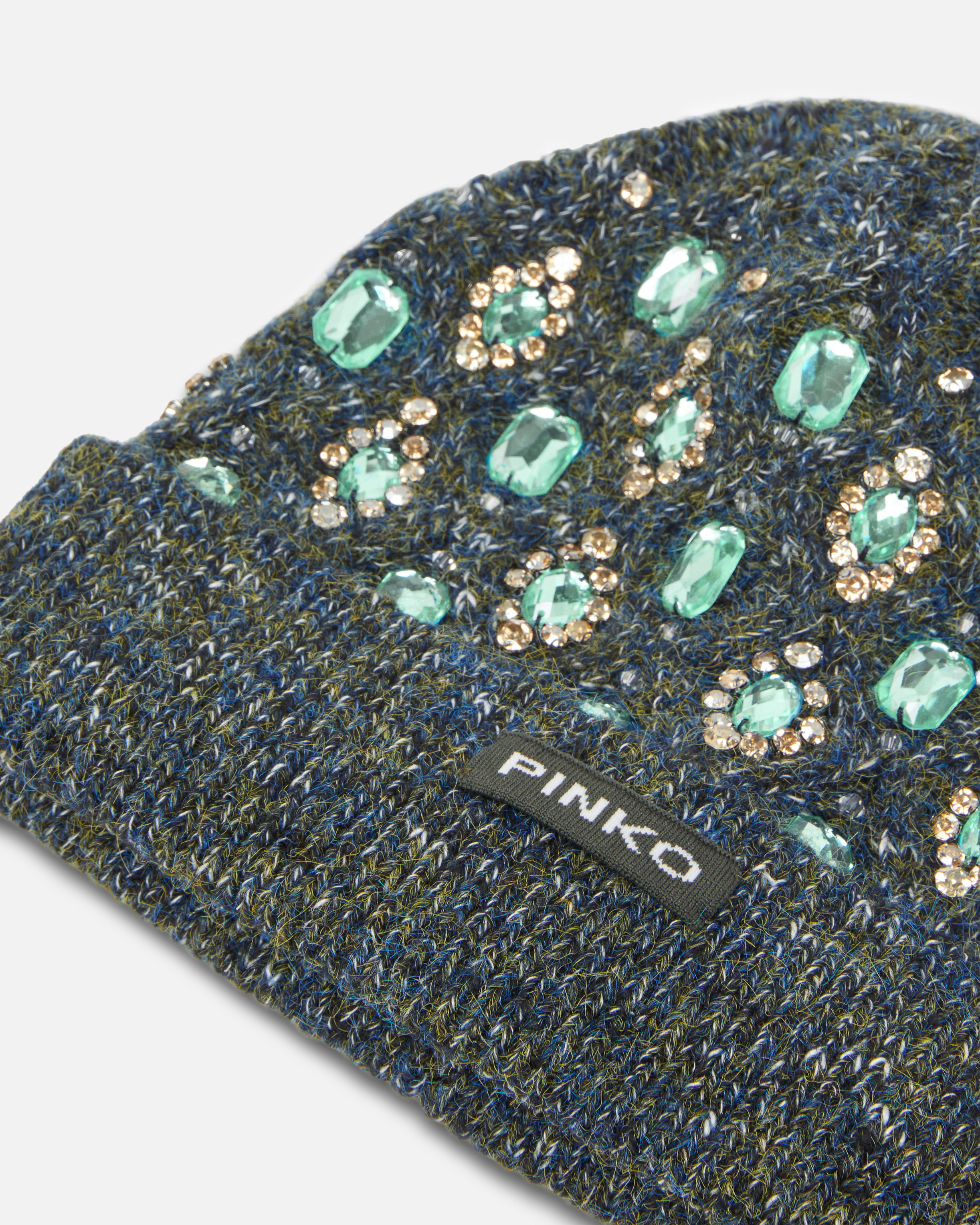 Pinko Jewel-embellished Beanie In Multi
