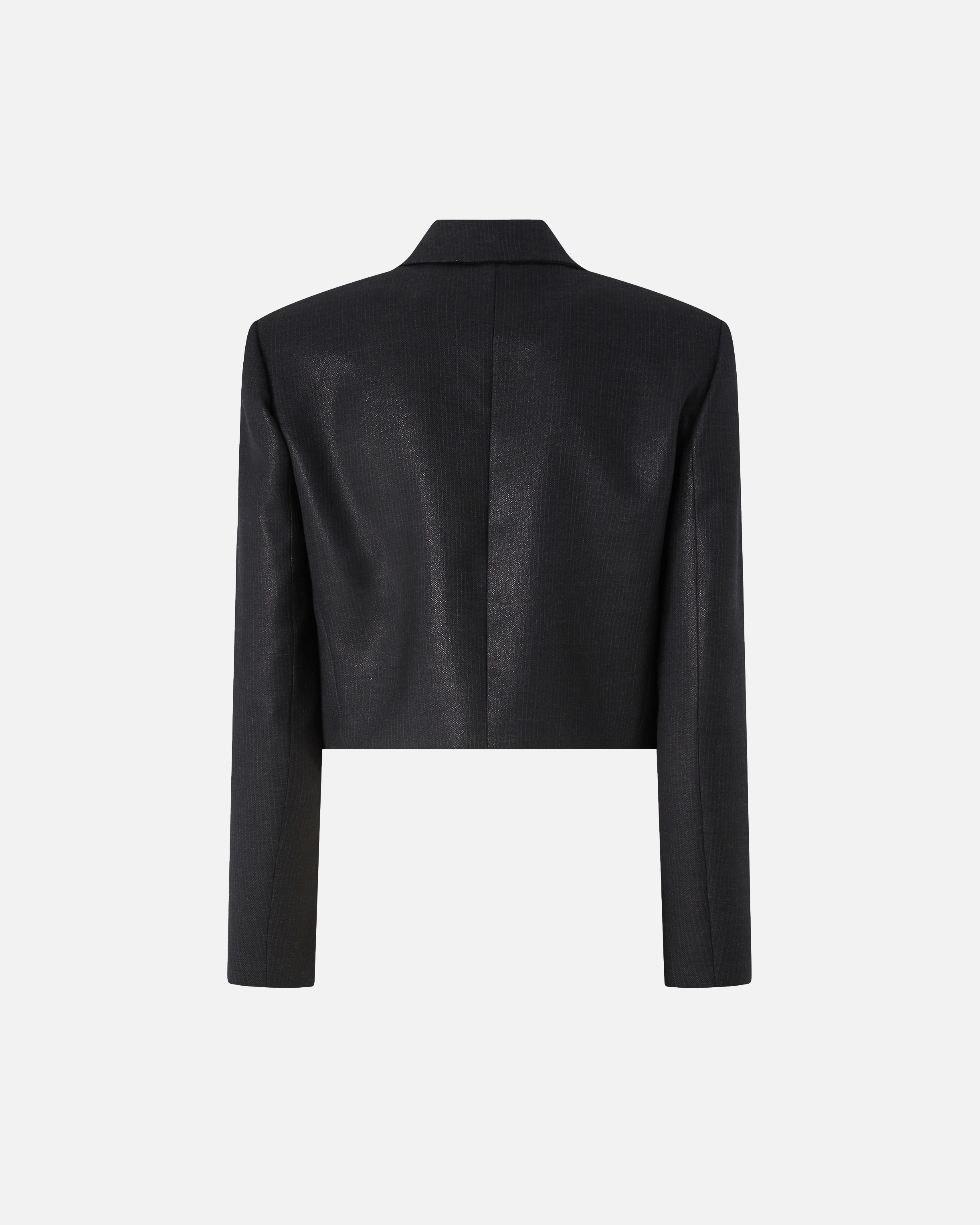 Veste spencer à rayures effet brillant 5