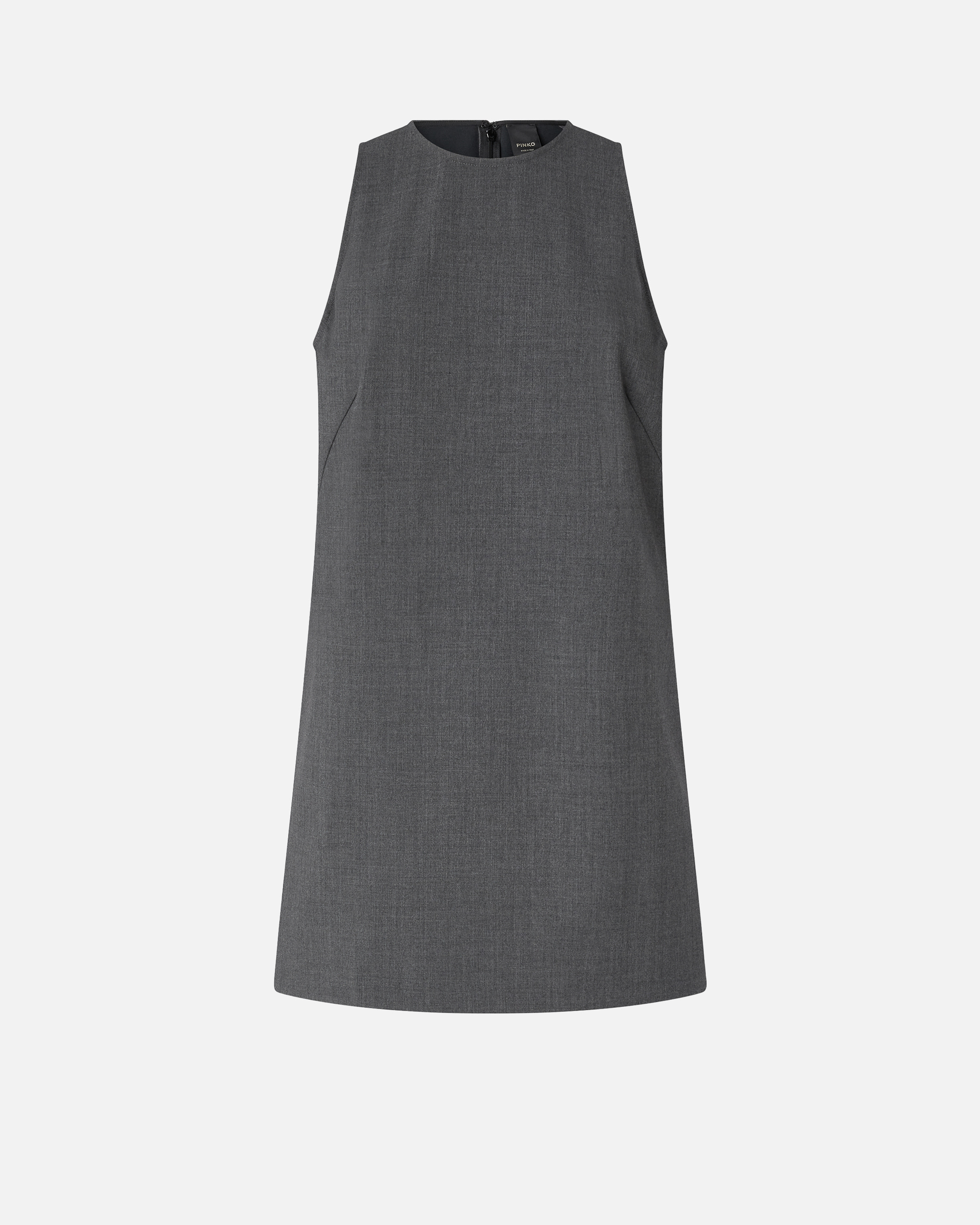 Короткий комбинезон-платье - СЕРЫЙ - large