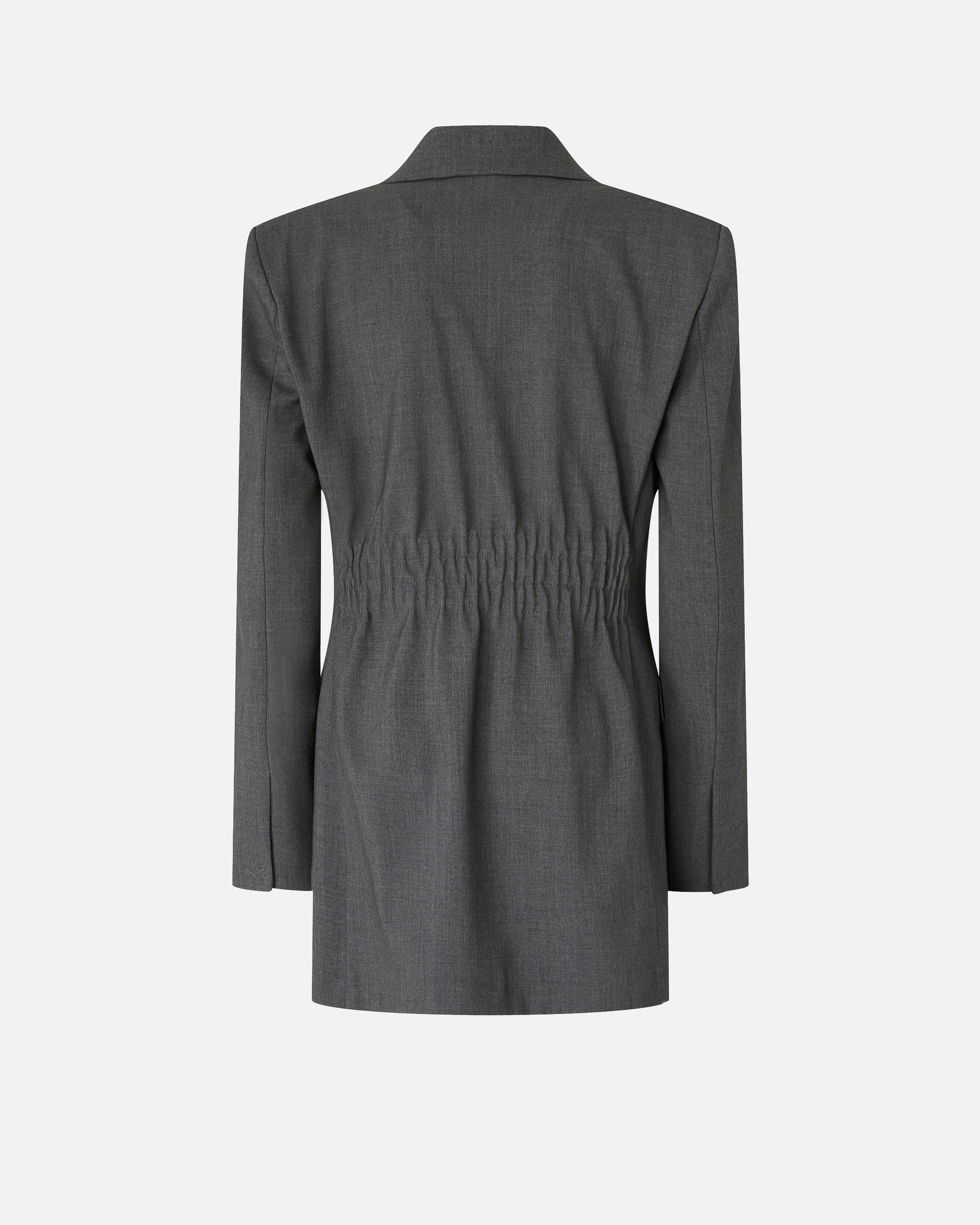 Fitted-waist jacket with gathering 1