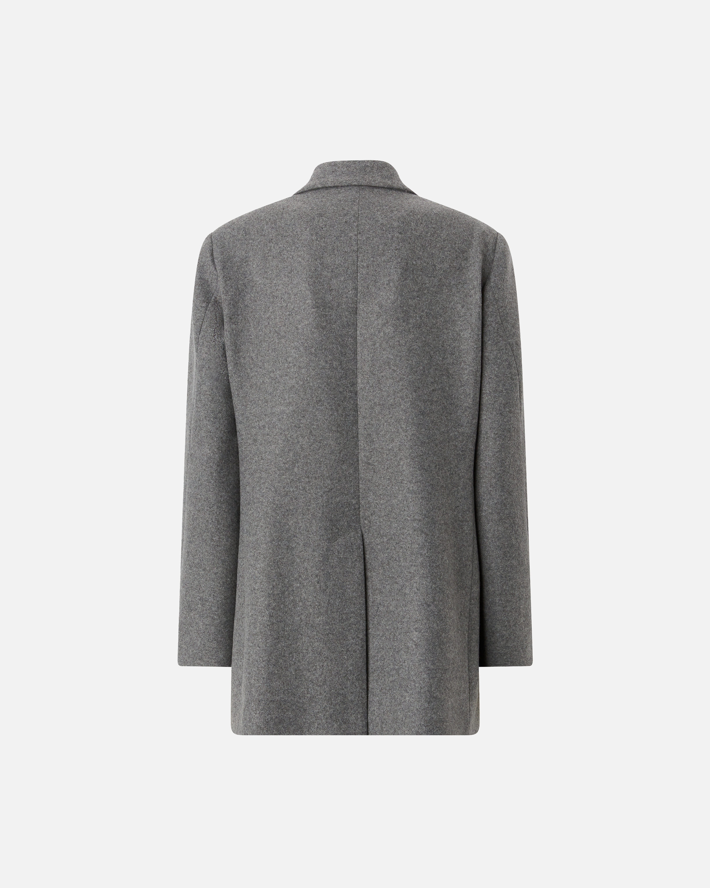 Pinko Double-breasted Wool-blend Jacket In Gray