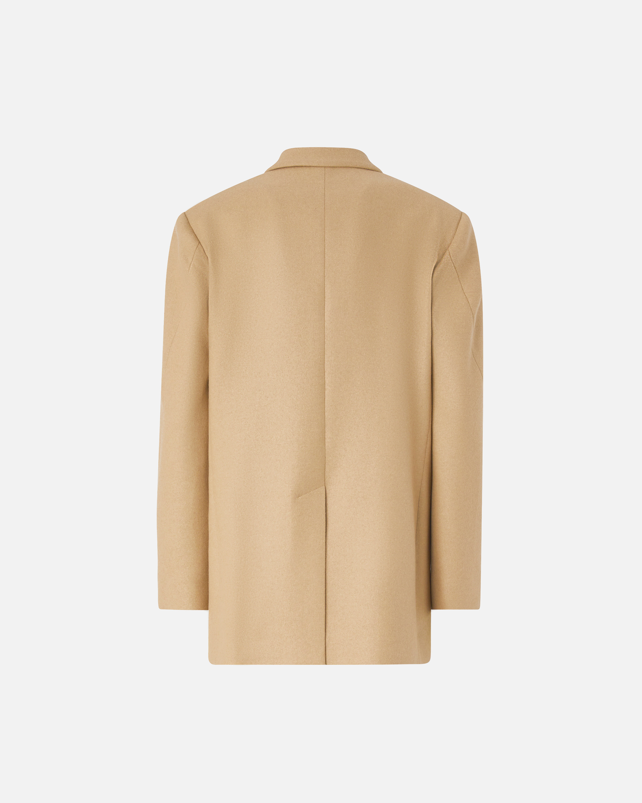 Pinko Veste Croisée En Laine Mélangée In Yellow