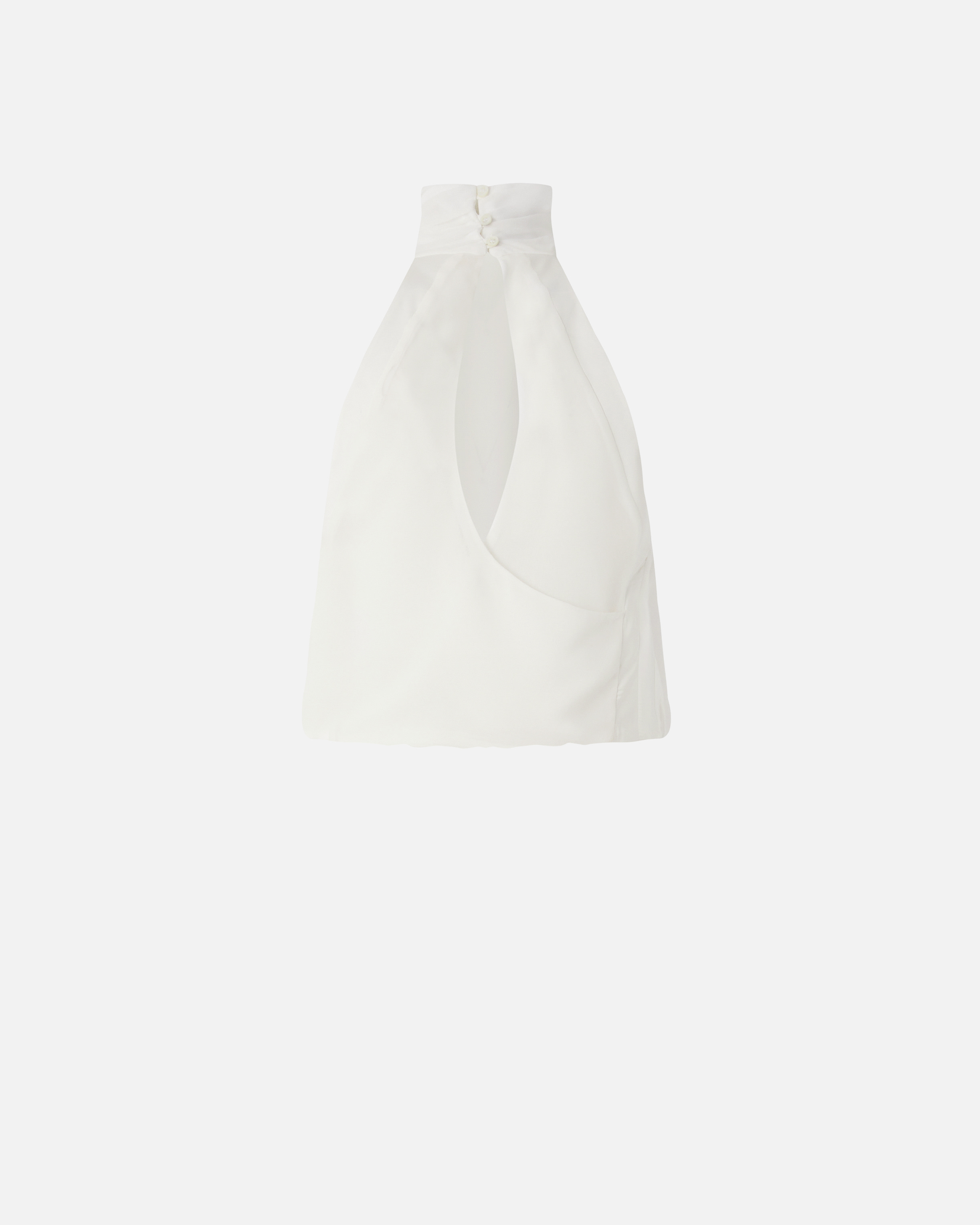 Топ с американской проймой и фигурной прорезью на спинке 5