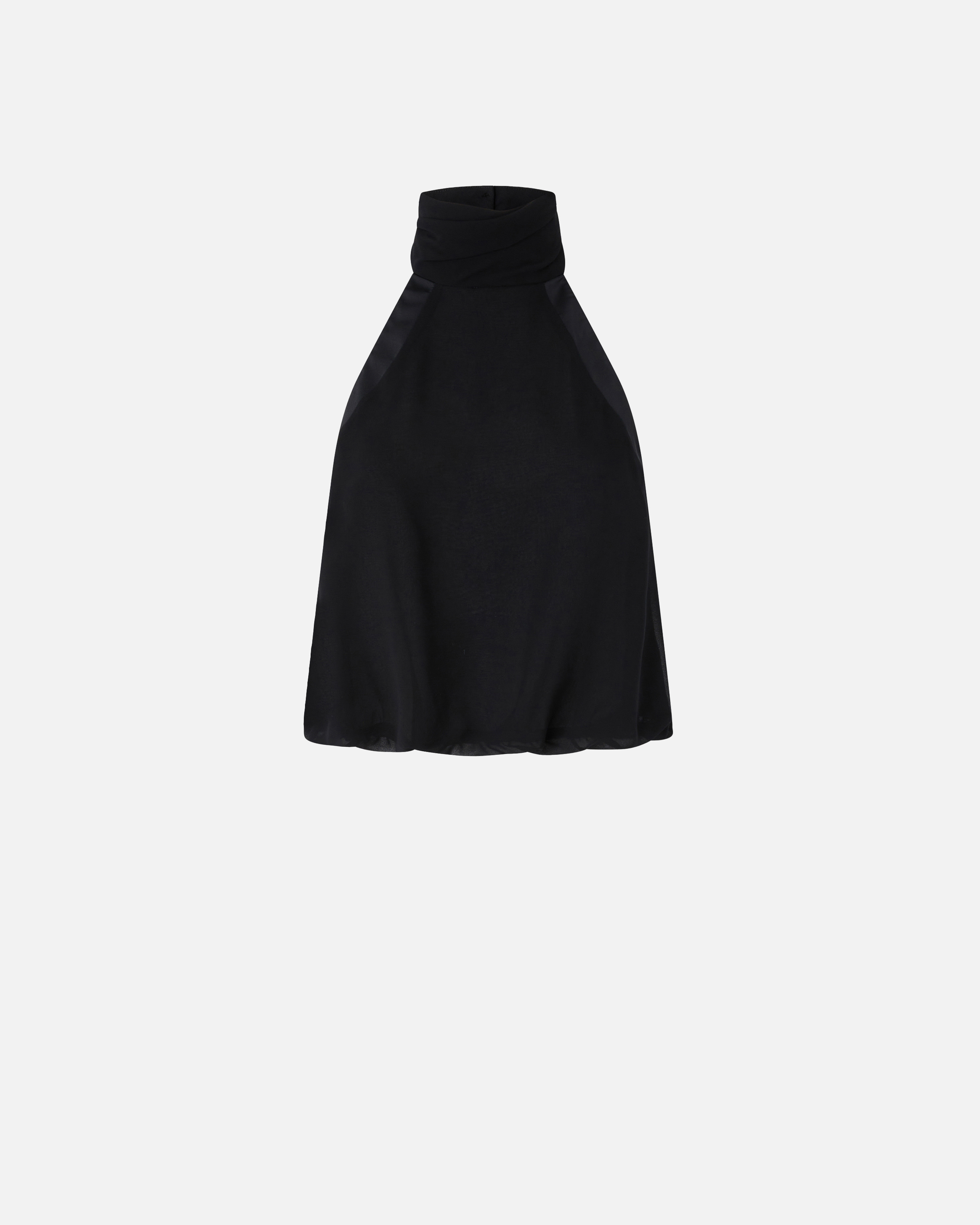 Top dos nu à encolure américaine - Noir - large