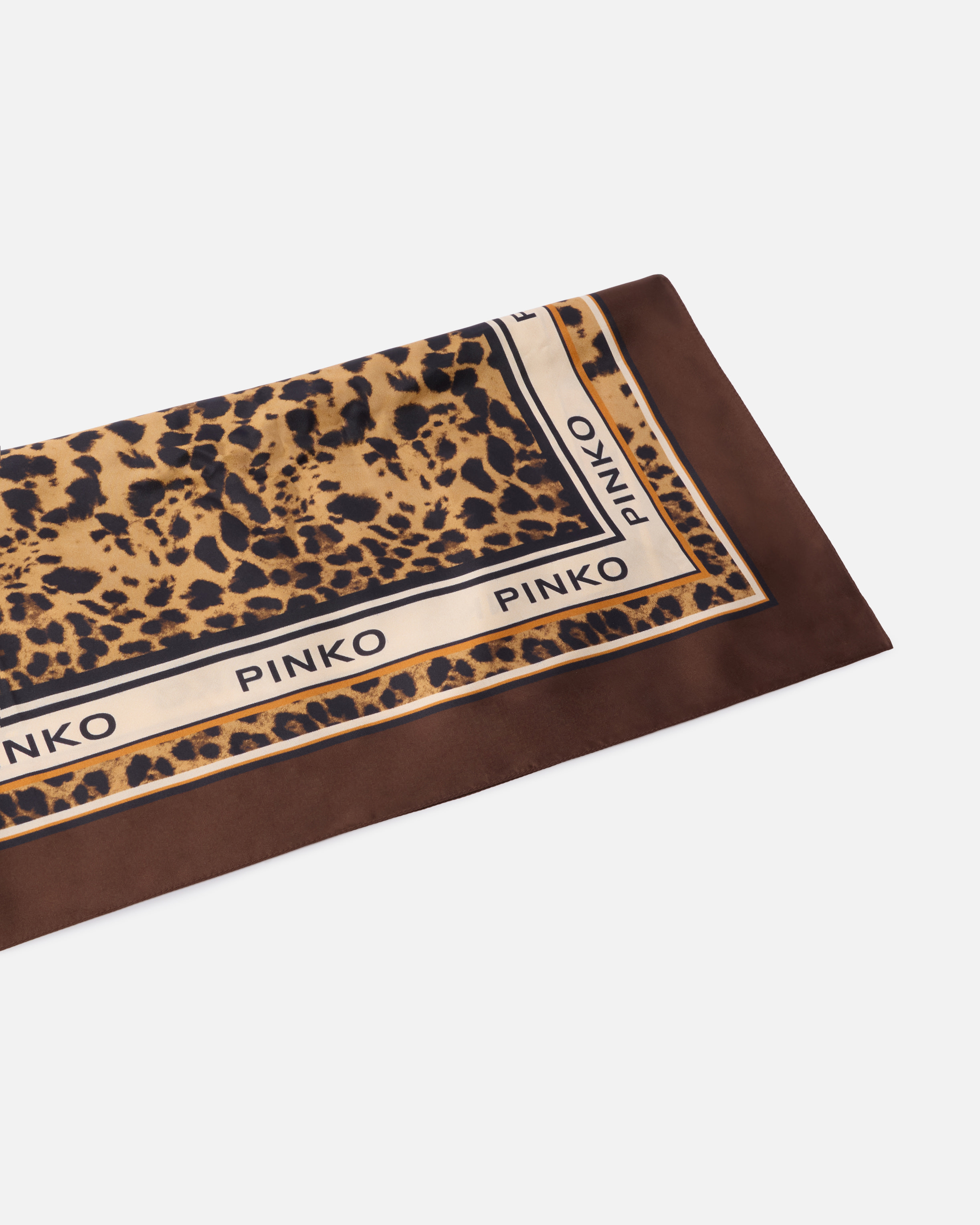 Foulard con stampa leopardata 3