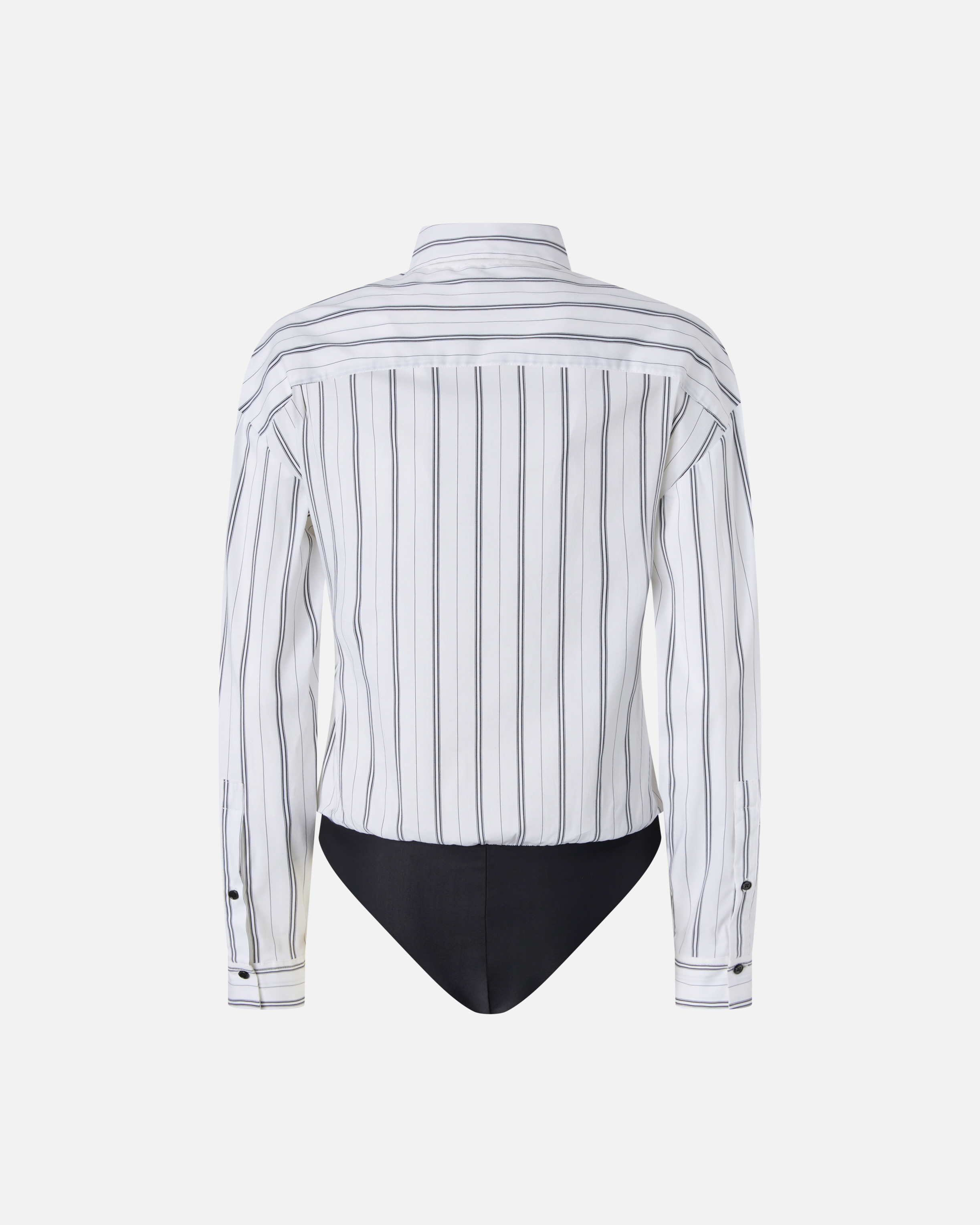 Bodysuit shirt with vertical stripes 1