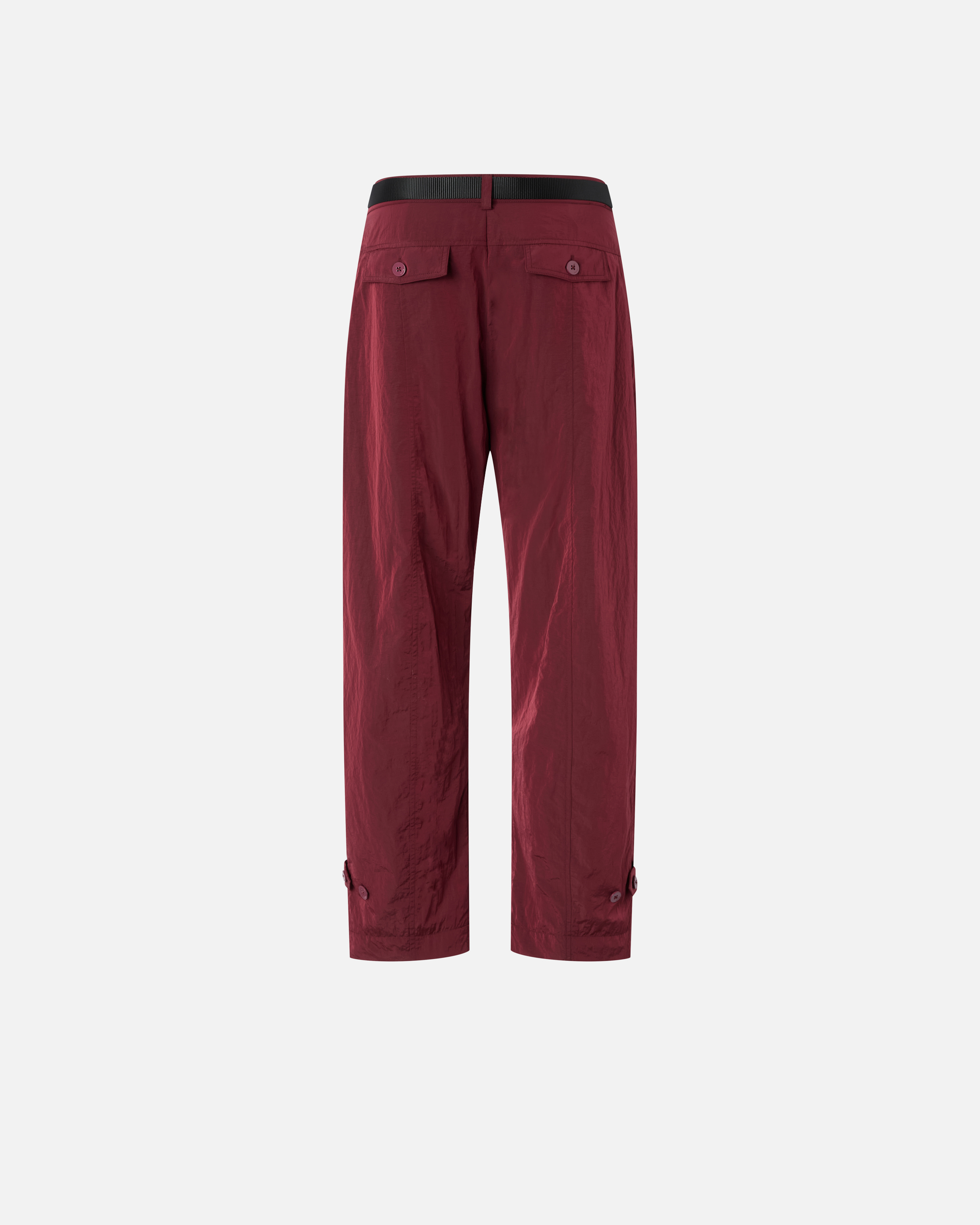 Loose-fit trousers with knotted belt 5
