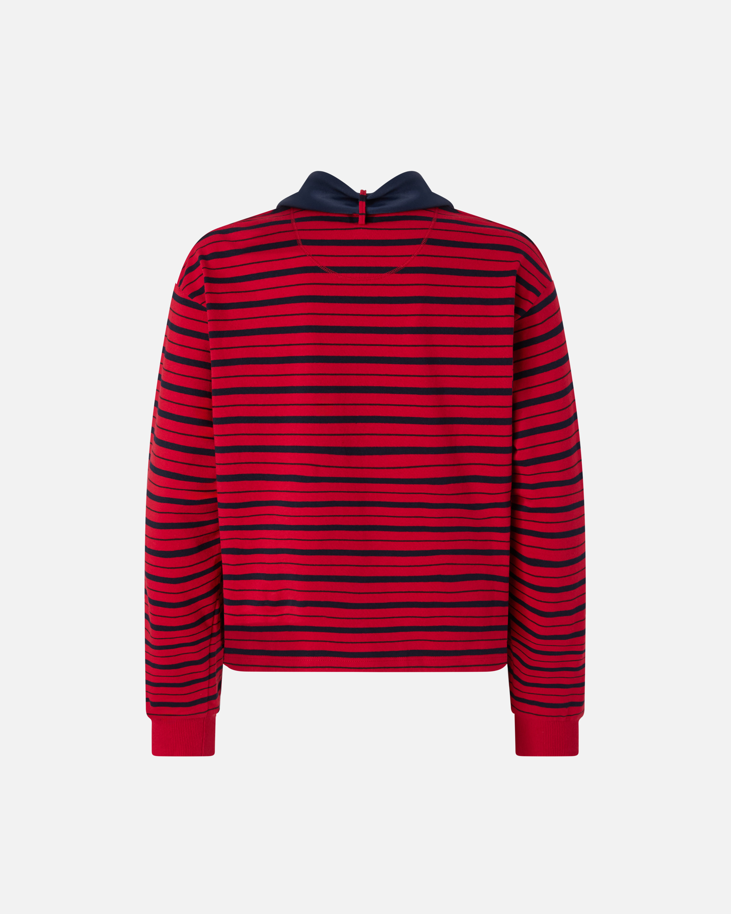 Maglia a righe multicolor con dettaglio ricamato 5