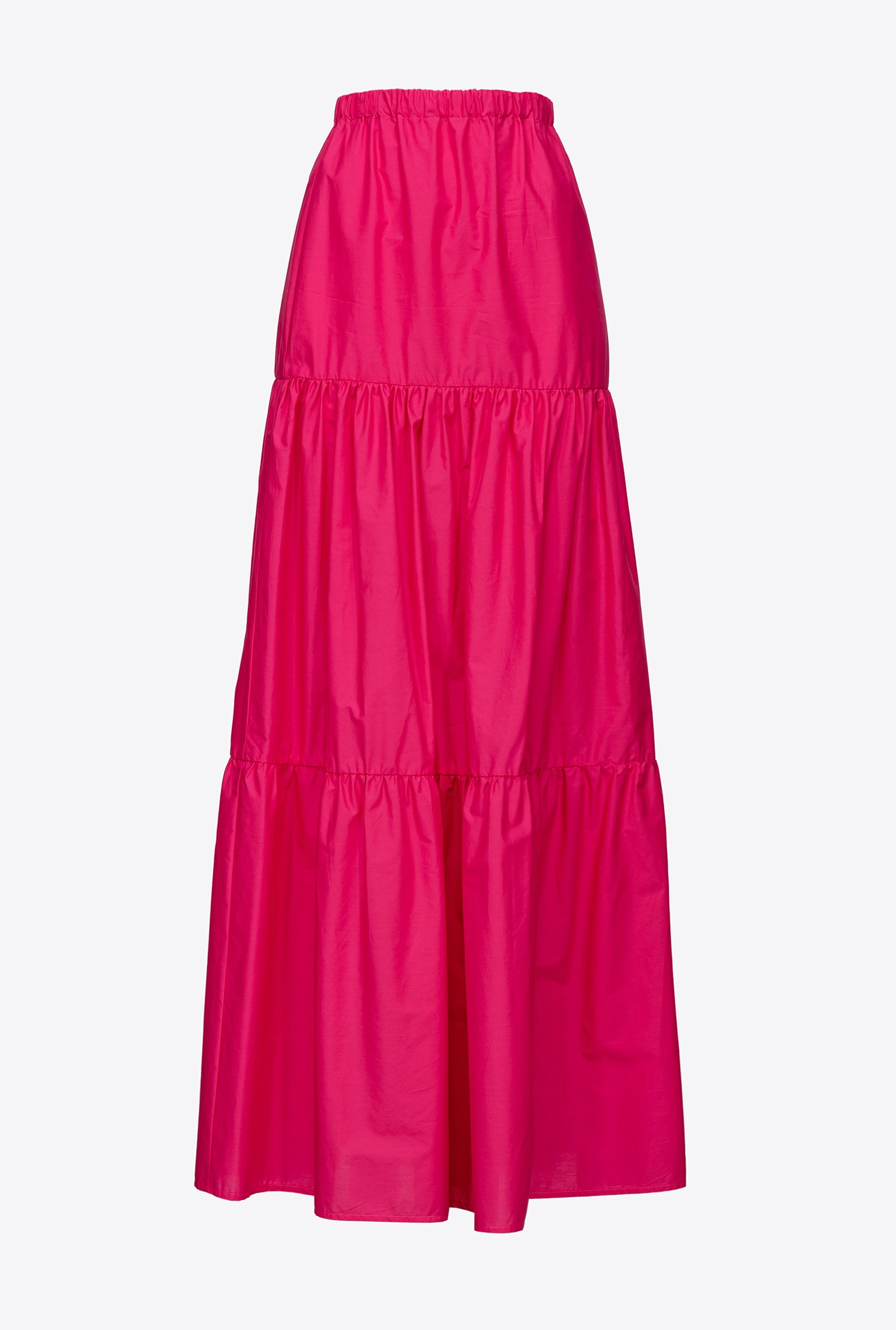 府绸超长半裙 - 洋红色, 粉色 - large | pinko