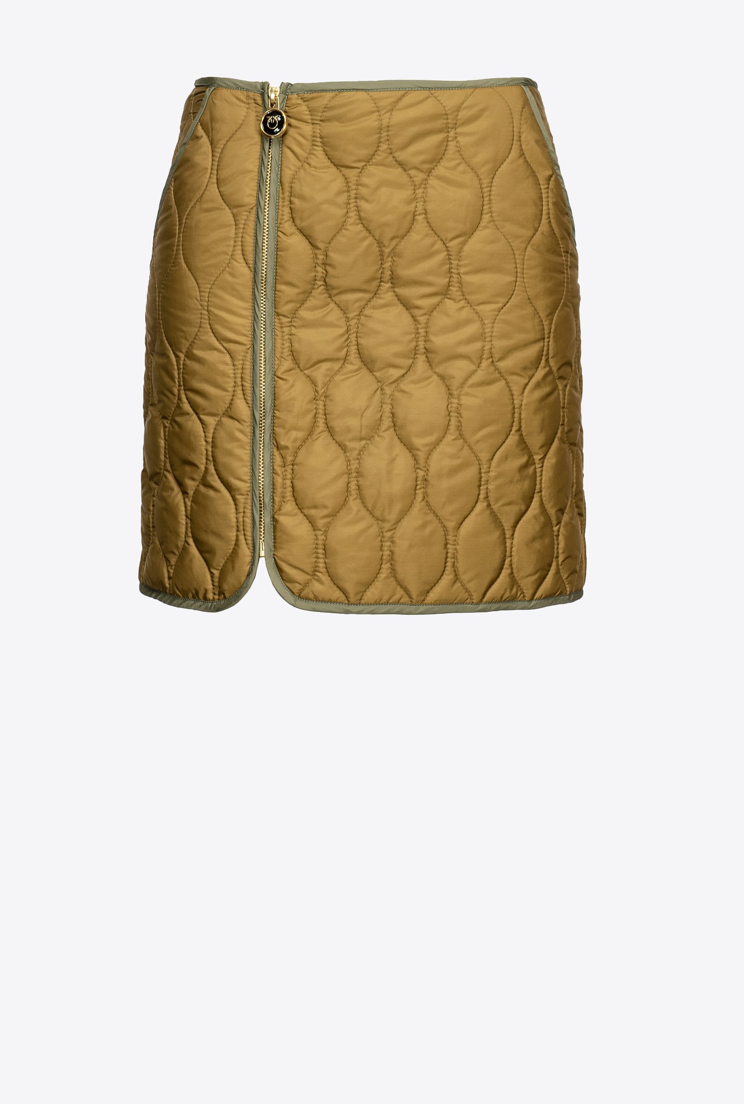 Quilted mini skirt - Brown - large | Pinko 