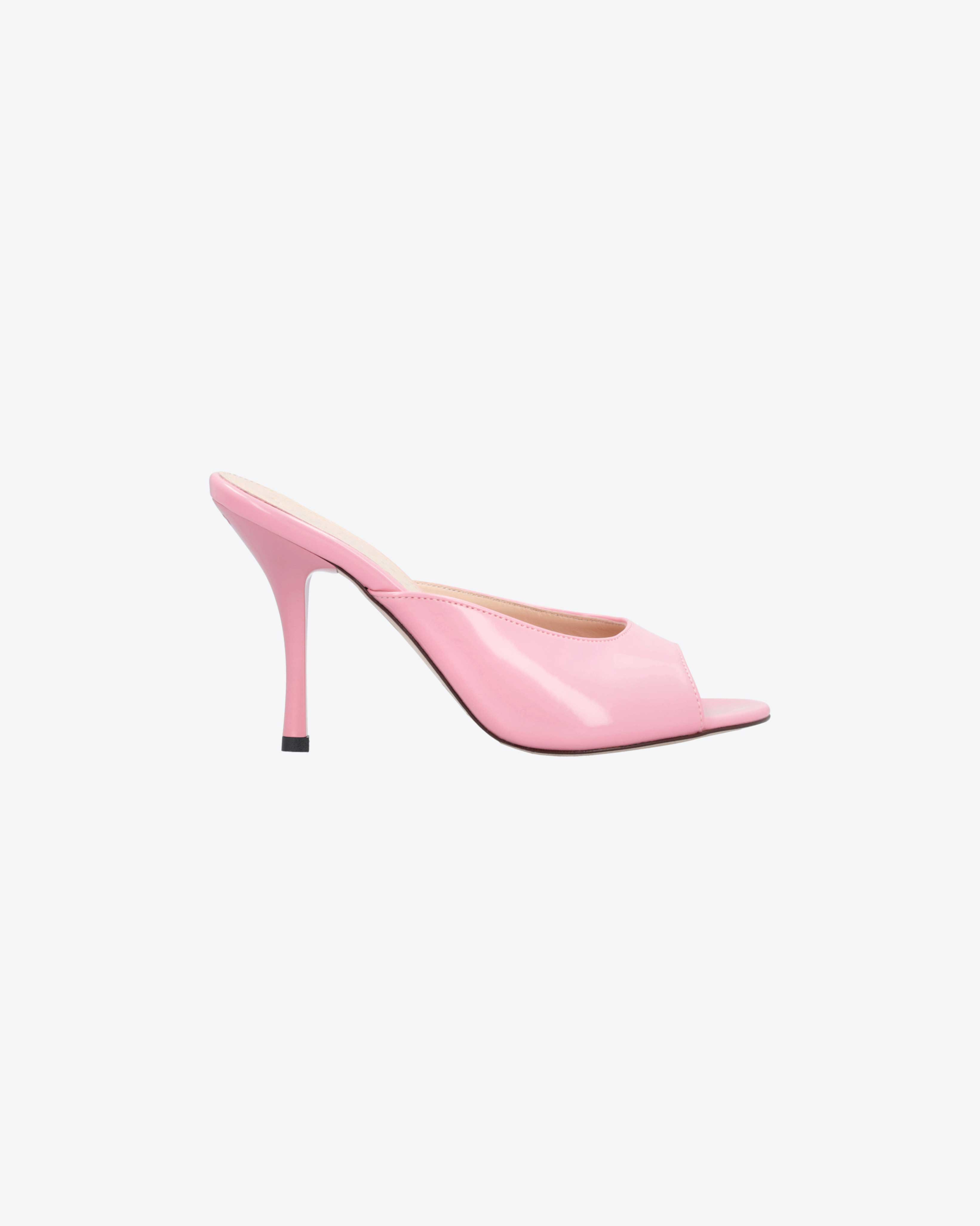 Pinko Heeled Mule Sandals In Rose