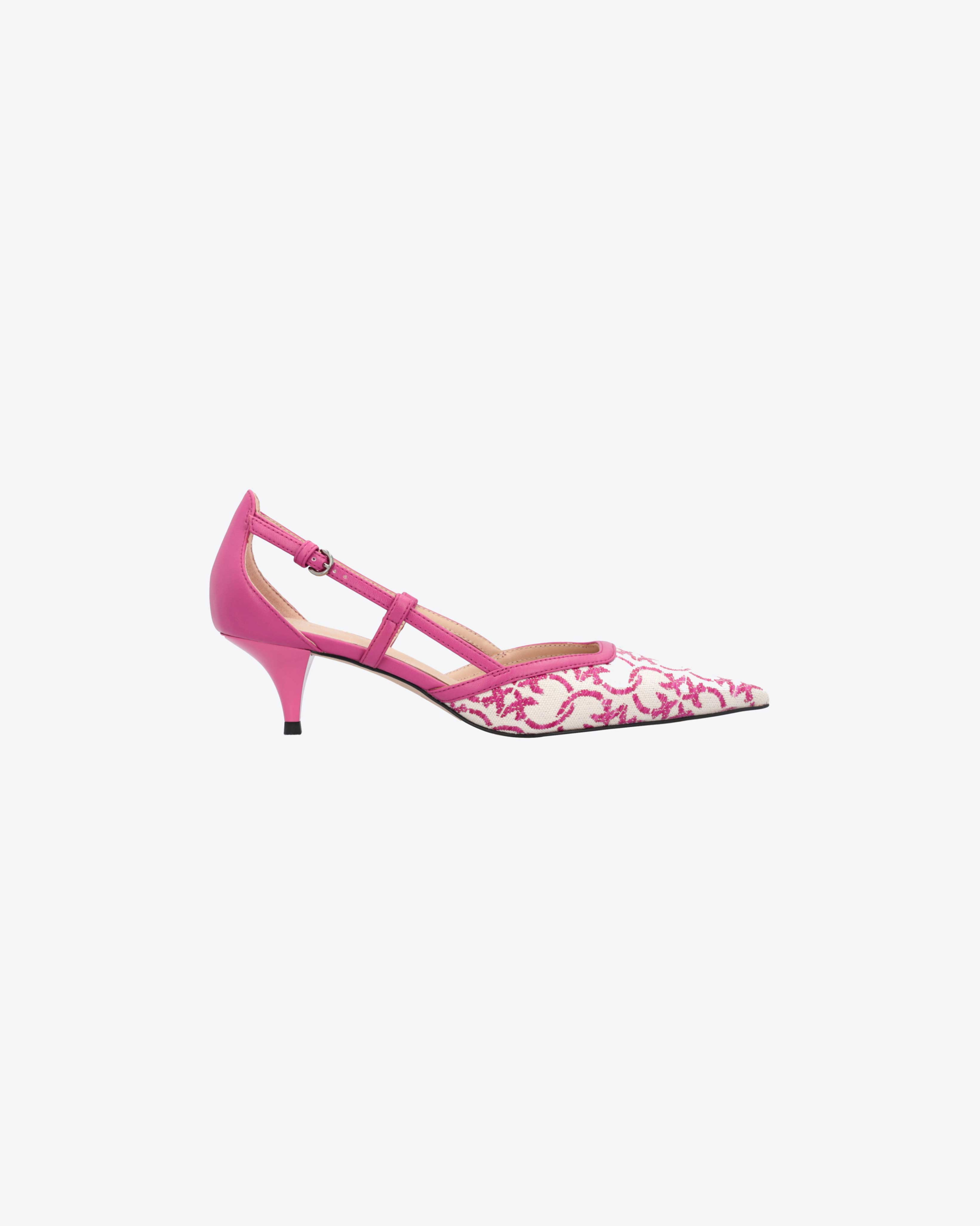 Pinko Textil-Pumps mit Monogram-Jacquard