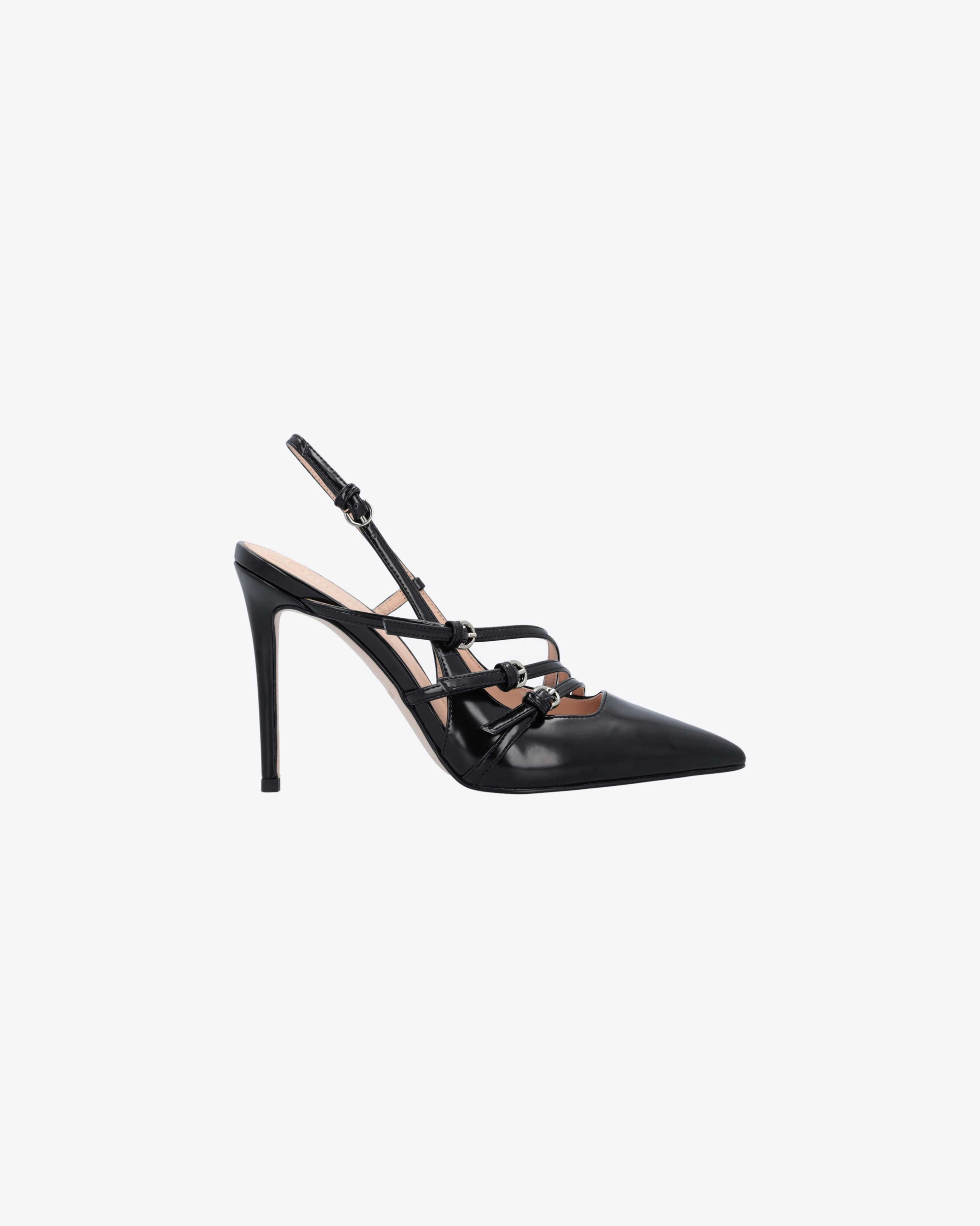 Pinko Slingbacks À Talons Hauts In Black