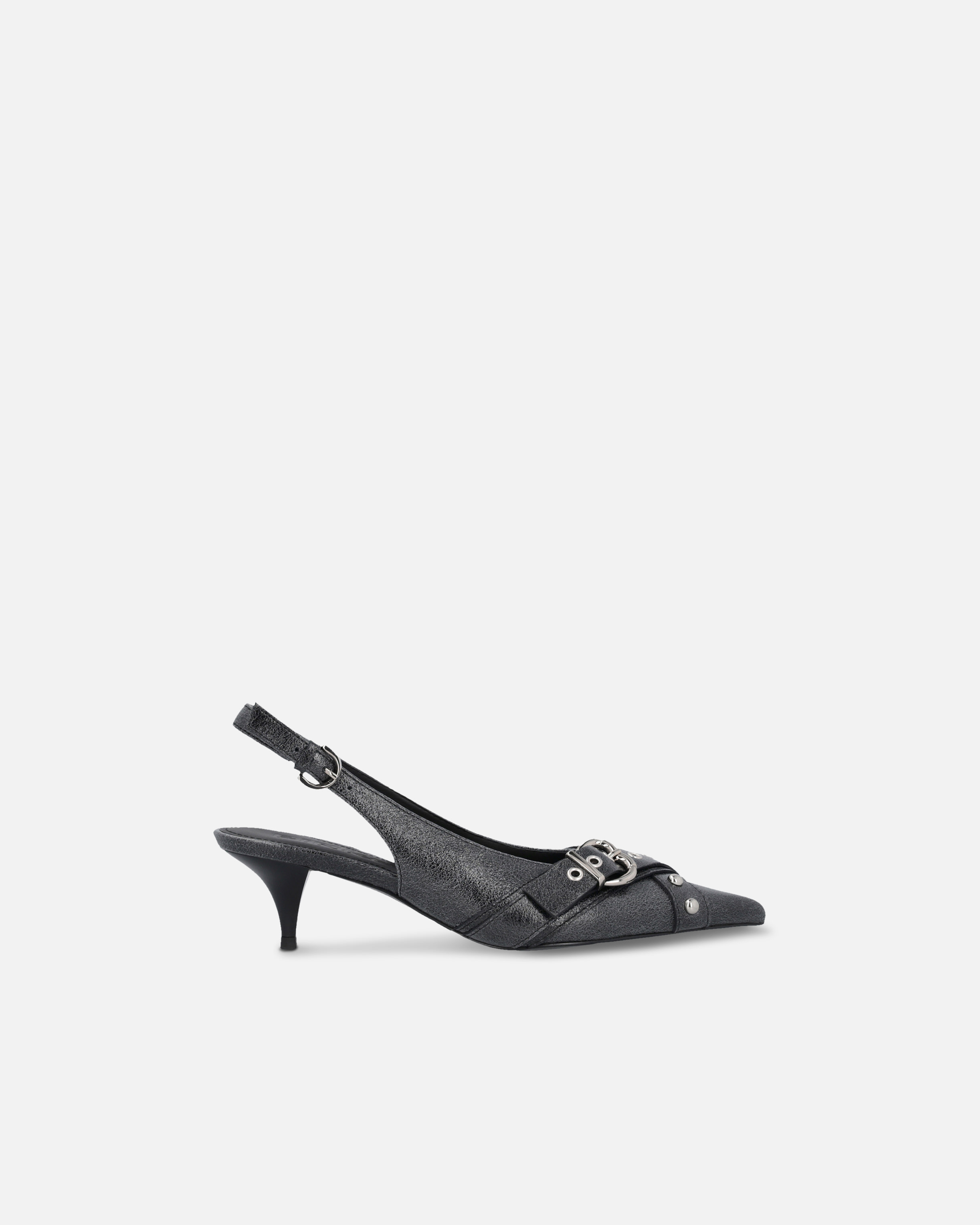 Pinko Slingbacks aus Leder mit Absatz und Schnalle