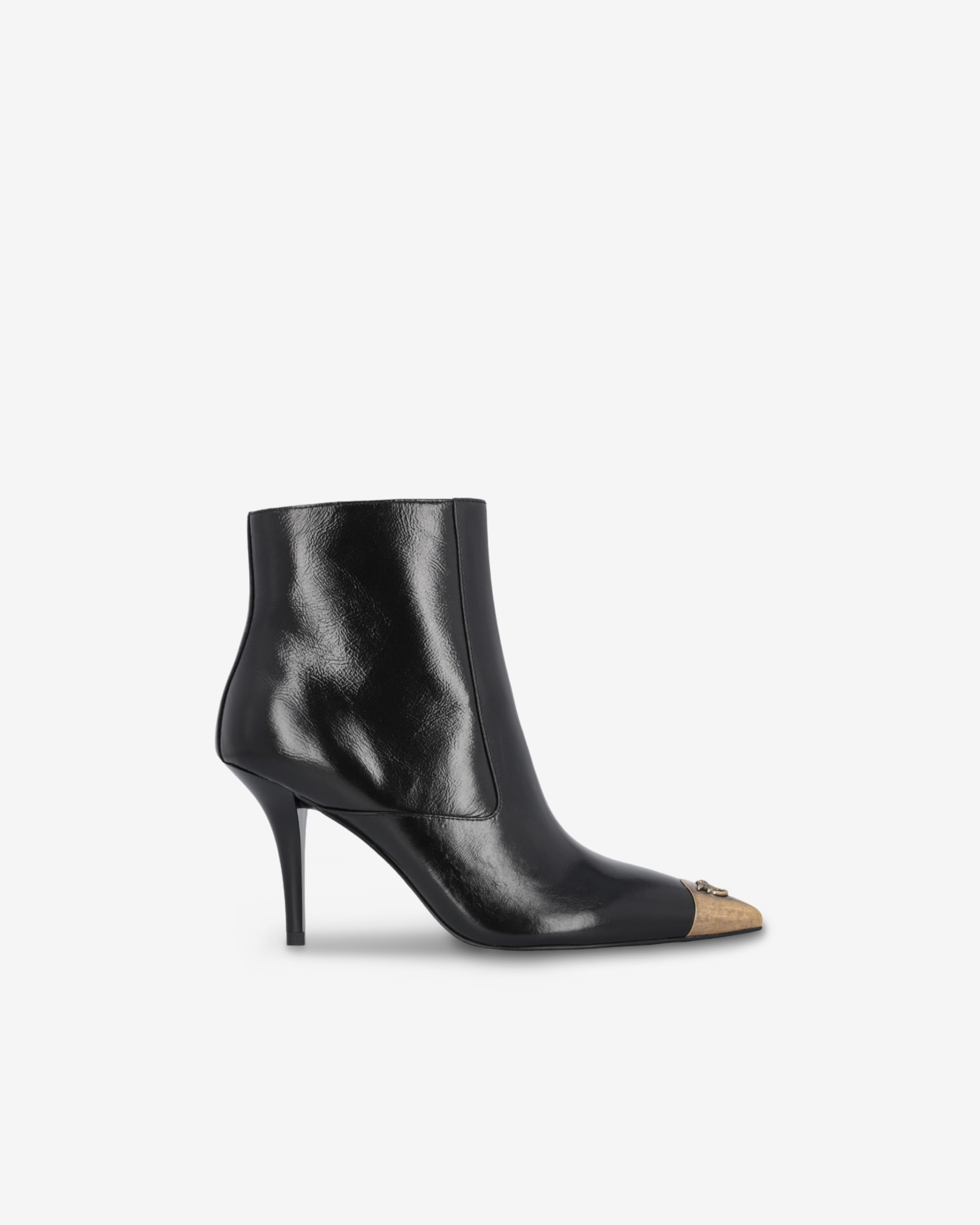 Women's D-Tona-Ankle boots in patent leather | Black | Diesel