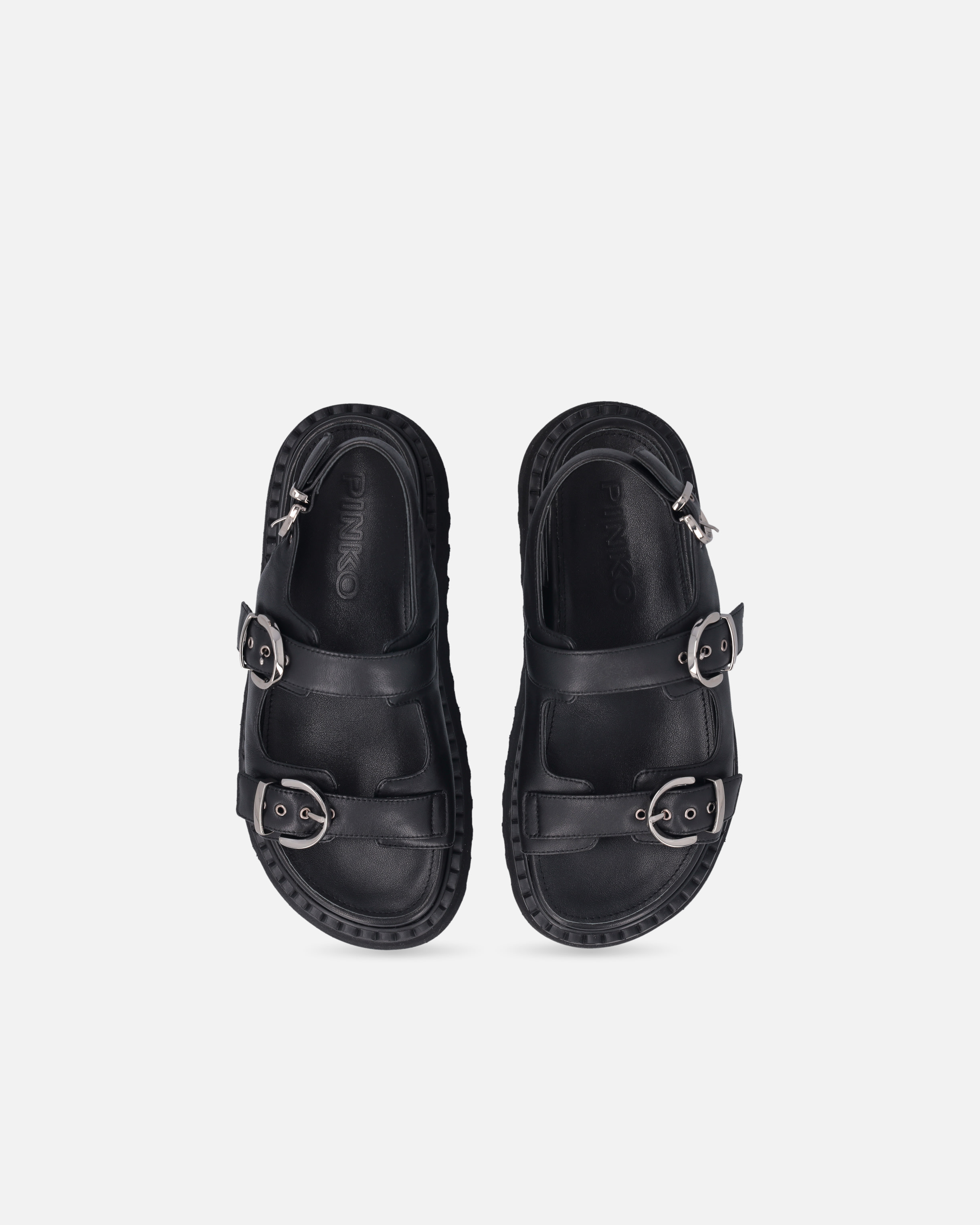 サンダル・ミュール PINKO Women Sandals SD0293P003Z99 Black Pinko Kate 03 Sandals - Black - Women | SD0293P003Z99