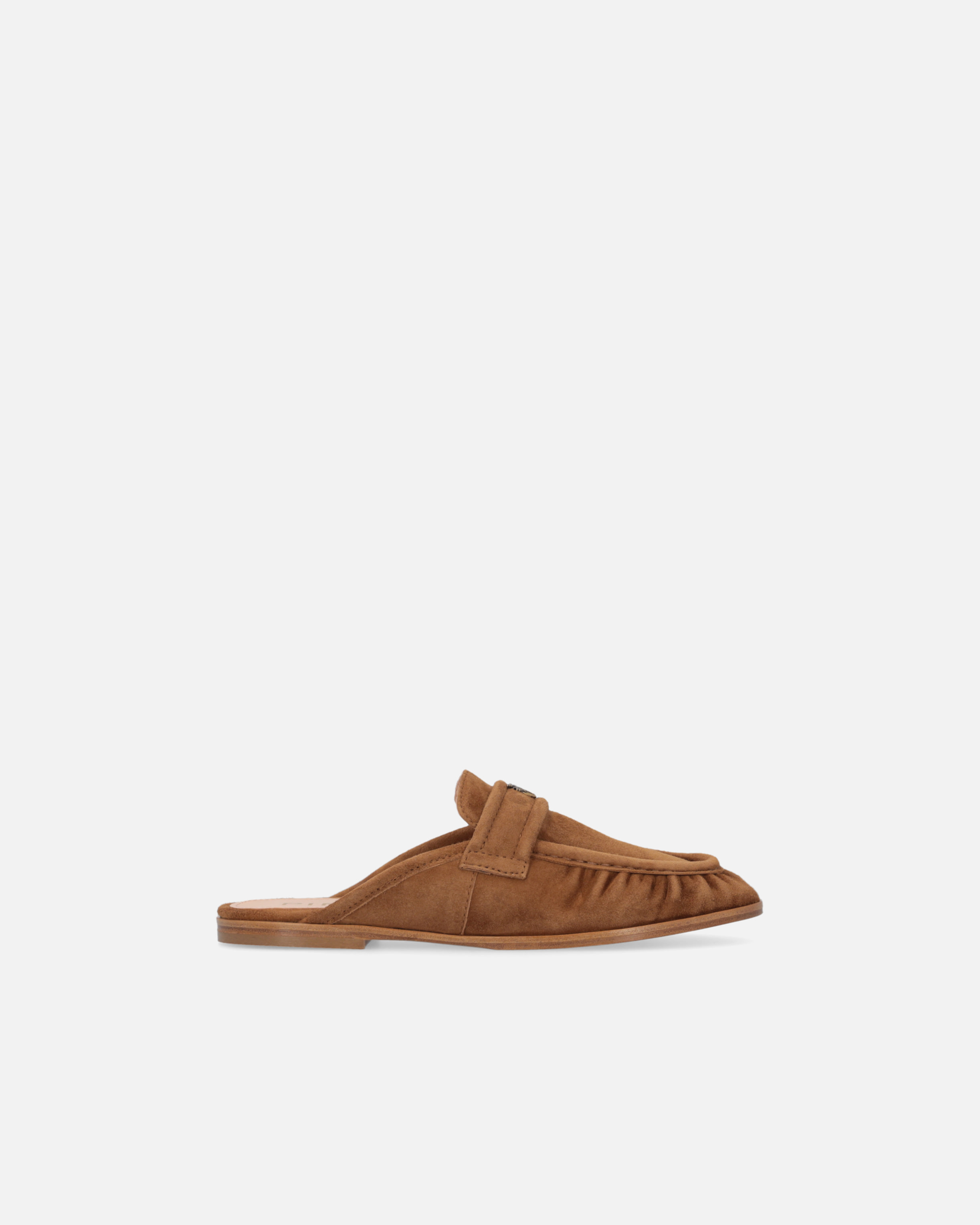 Pinko Suede Flat Heel Sabot Loafers