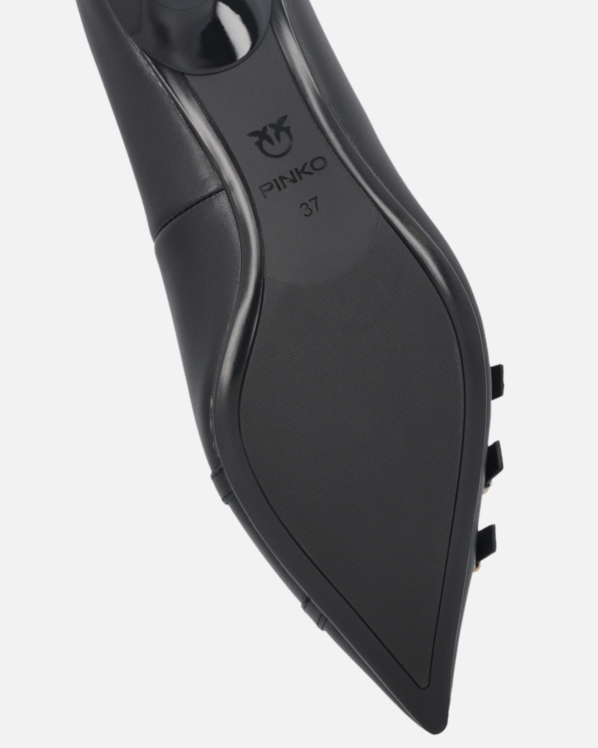 Escarpins plats en cuir clouté à brides 6