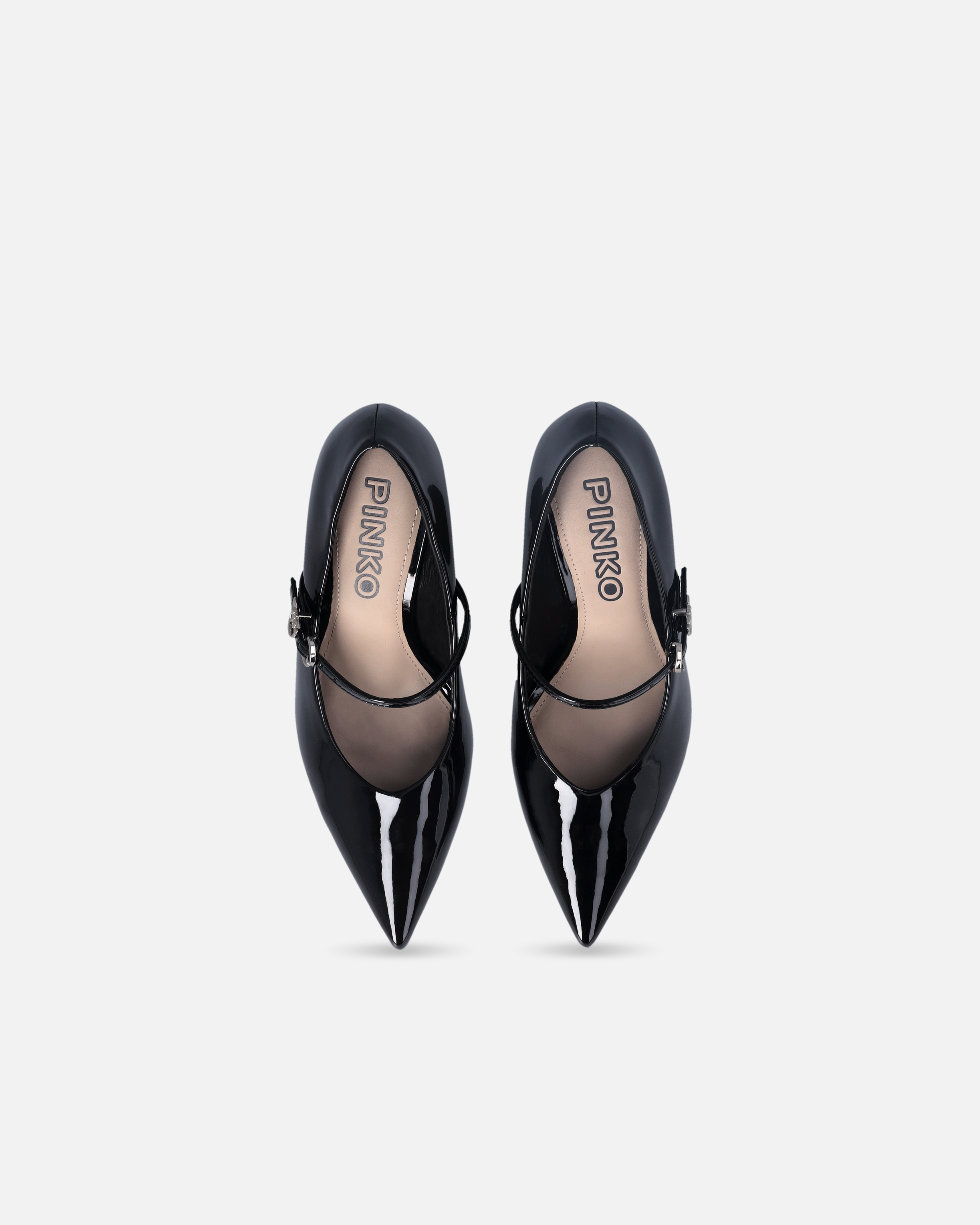 Mary Janes with Love Birds logo