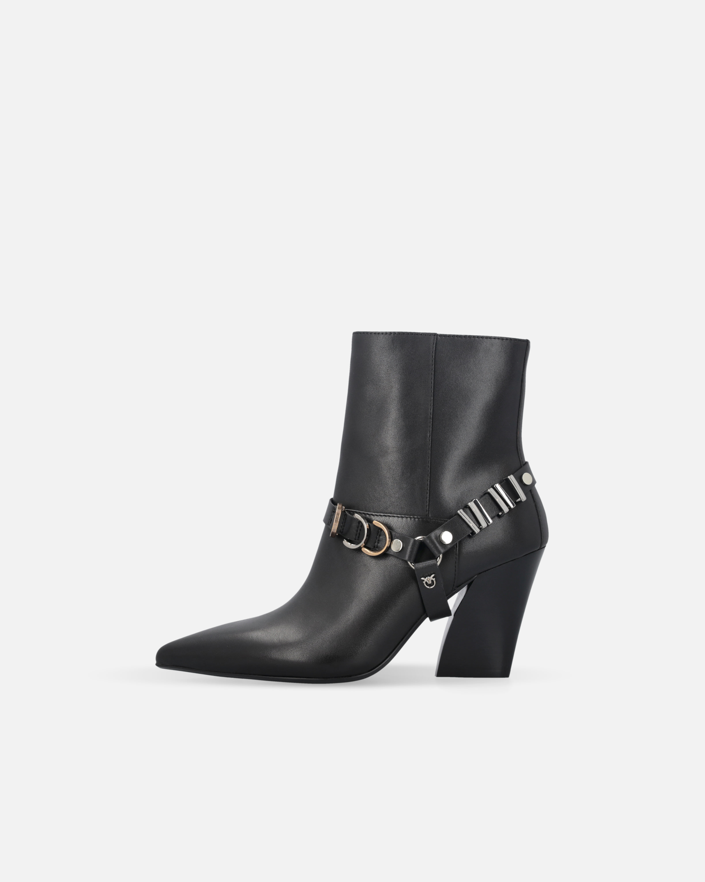 Booties with metal inserts and Love Birds logo 4