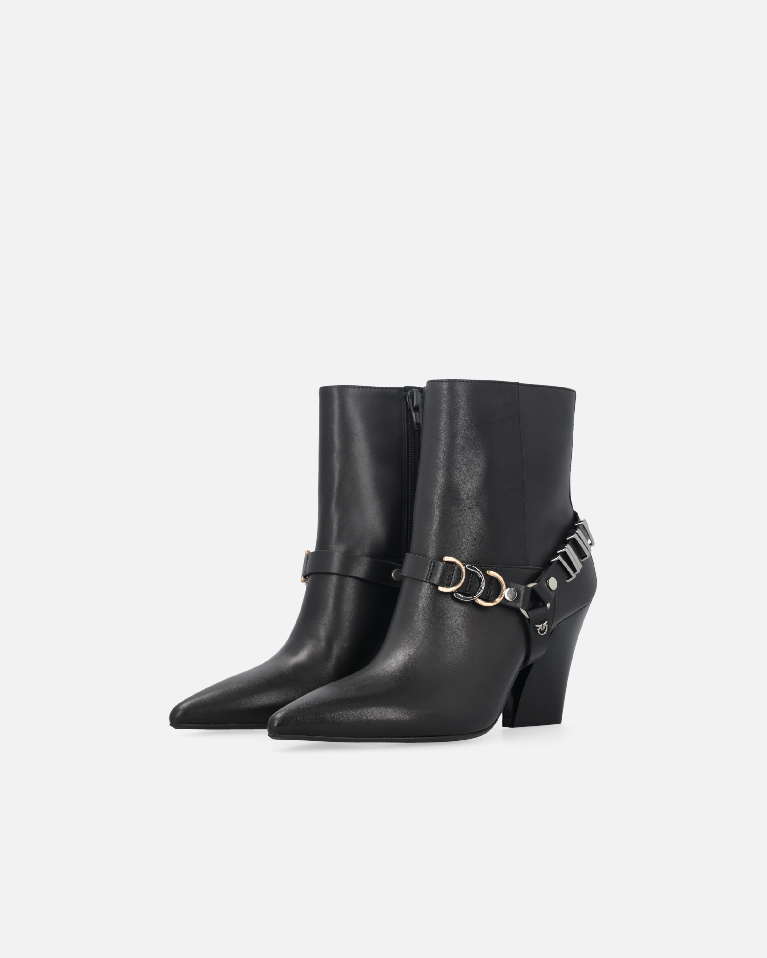 Booties with metal inserts and Love Birds logo 5